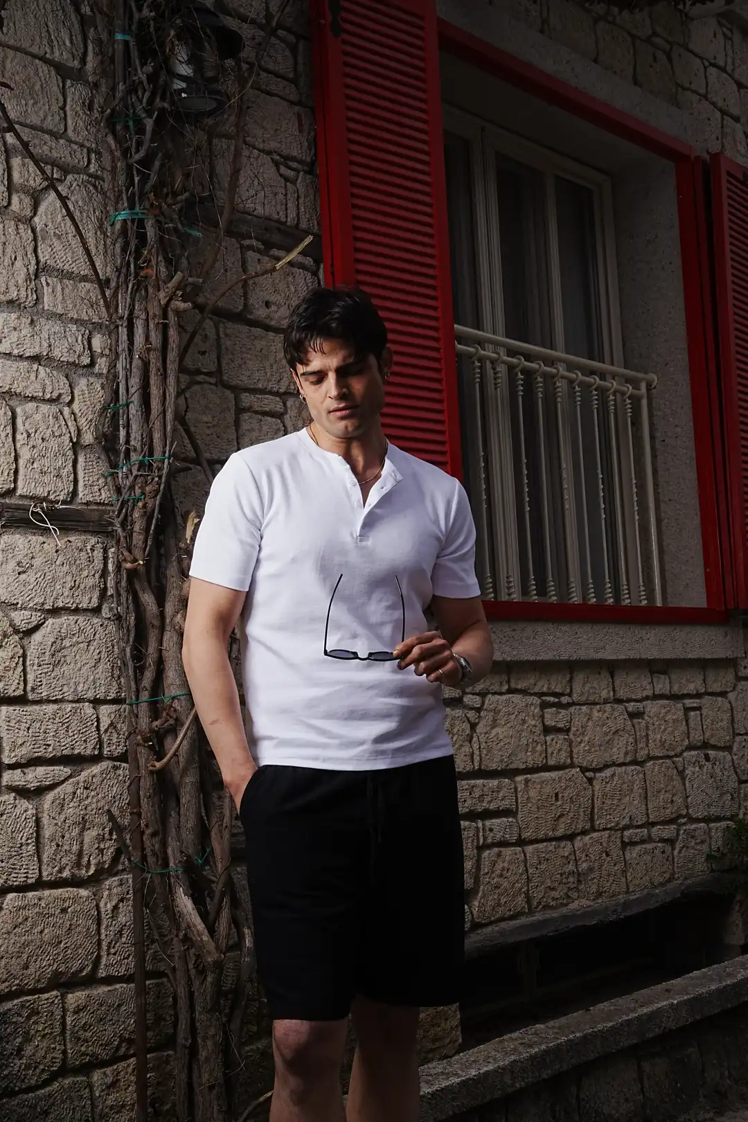 Core Henley T-Shirt Slim Fit