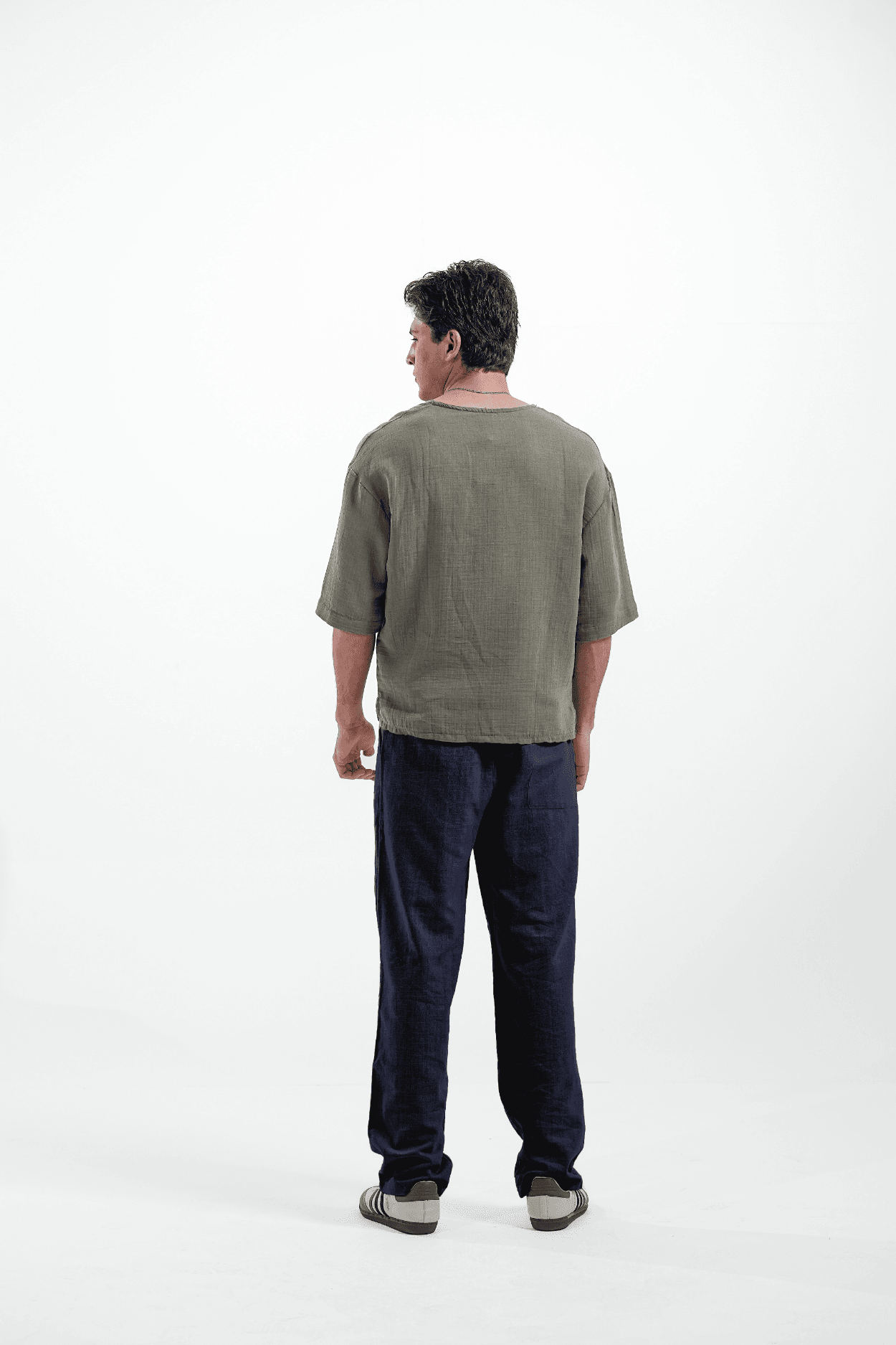 BOHEM KETEN BAGGY - Lacivert
