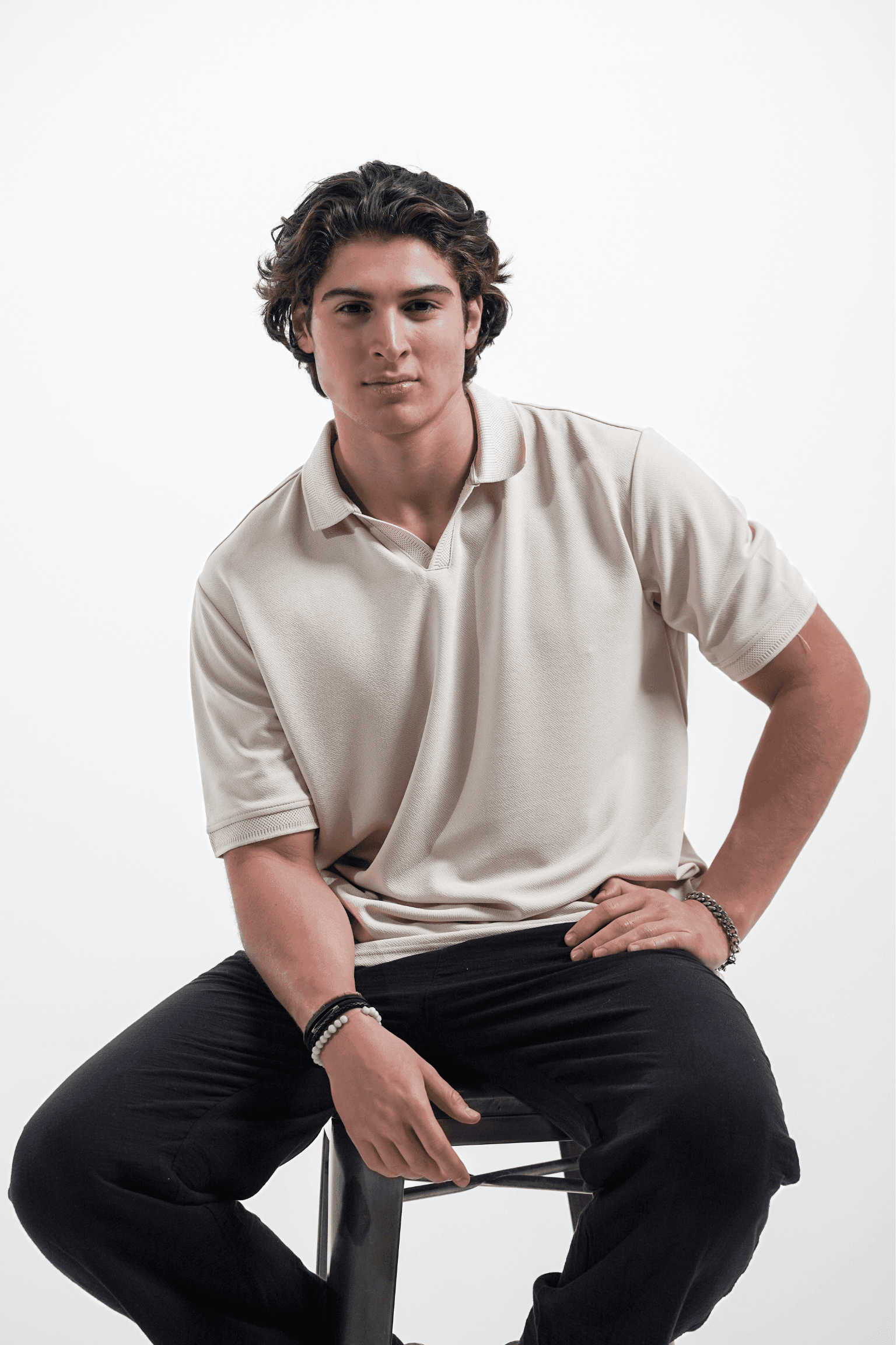 MODAL POLO YAKA  T-SHIRT