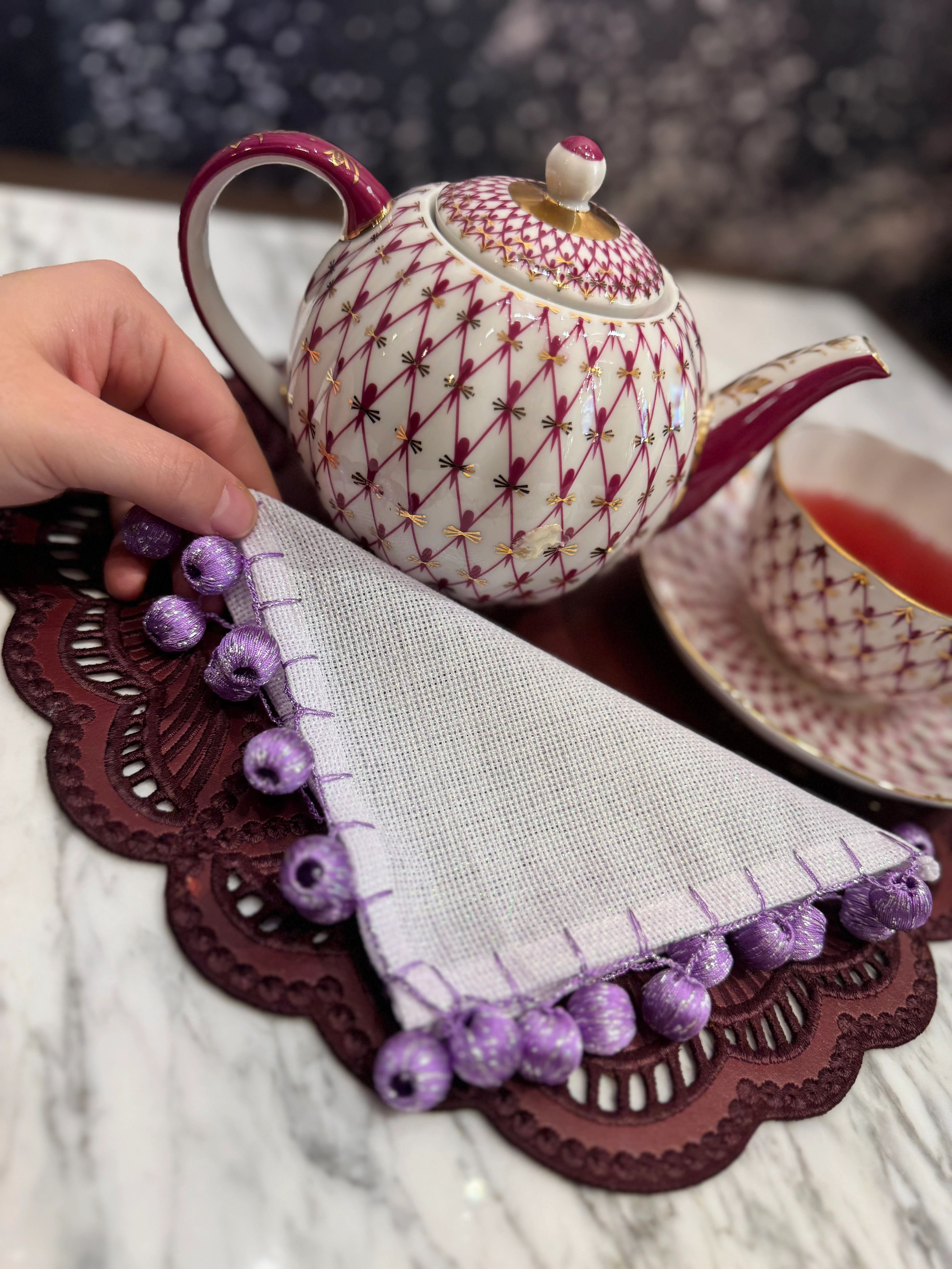 PONPON SUNUM PEÇETESİ - LİLA