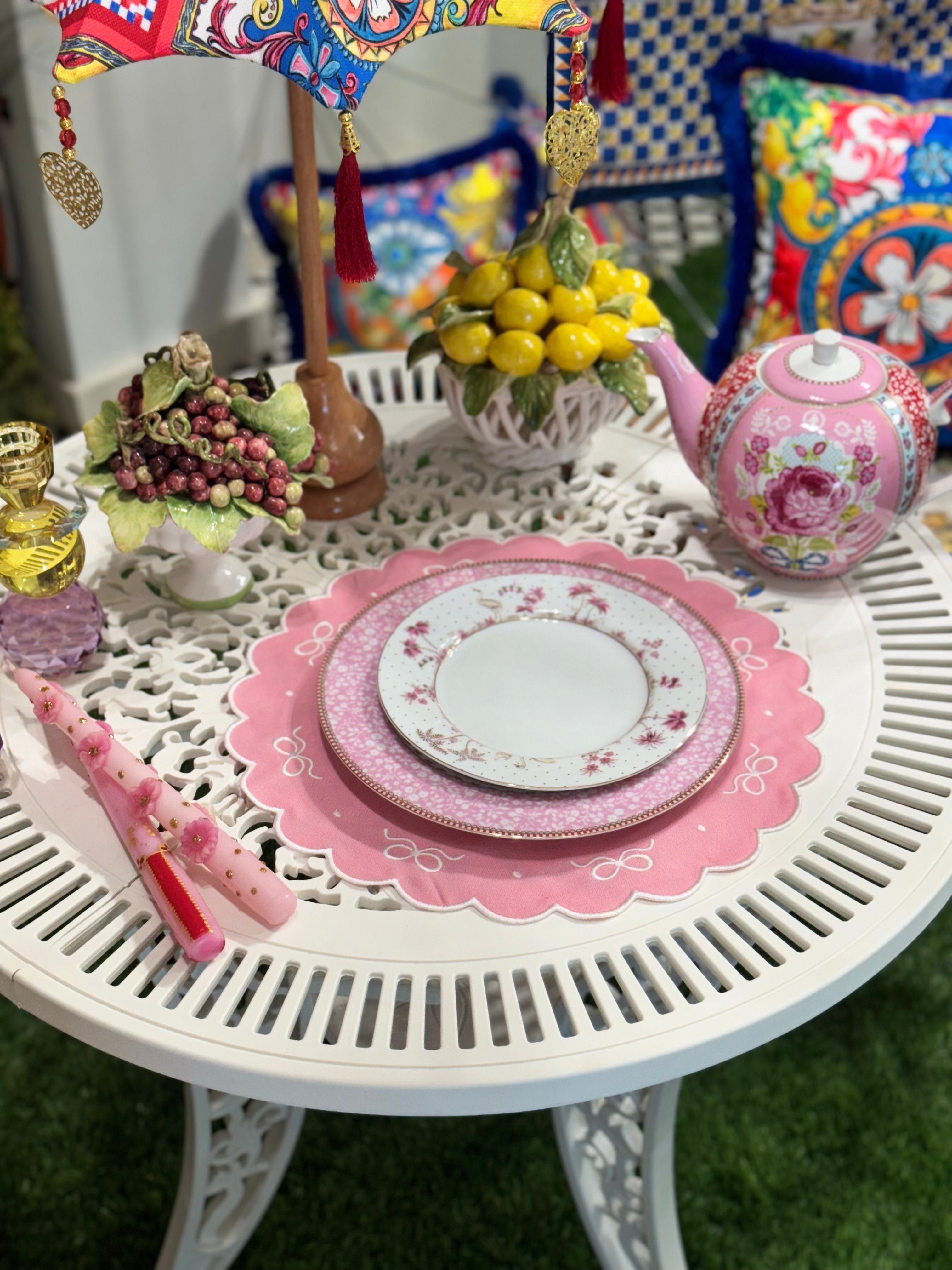 ALİCE AMERİKAN SERVİS - PEMBE 