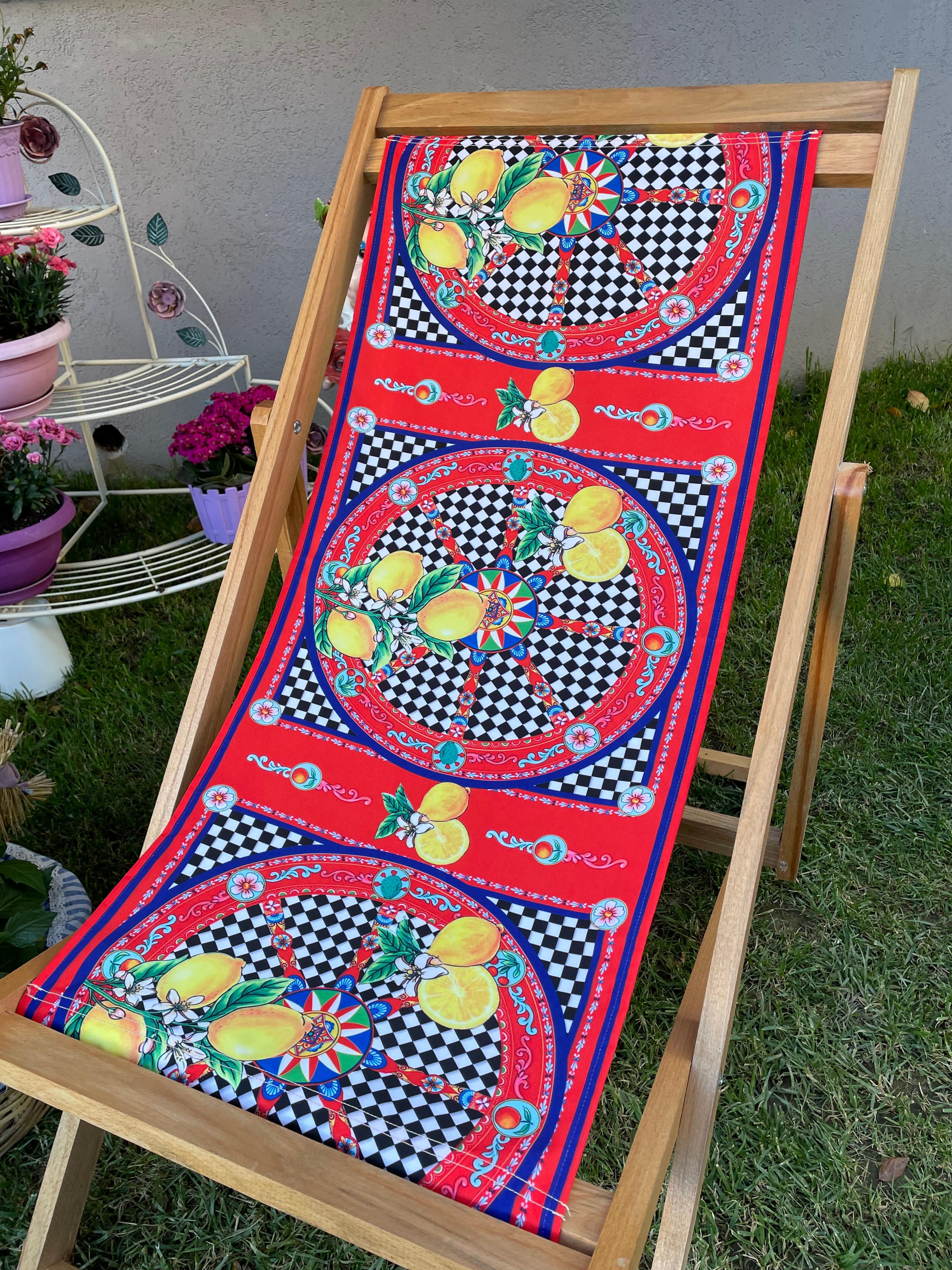 ODESSA DESEN UYUMLU ŞEZLONG