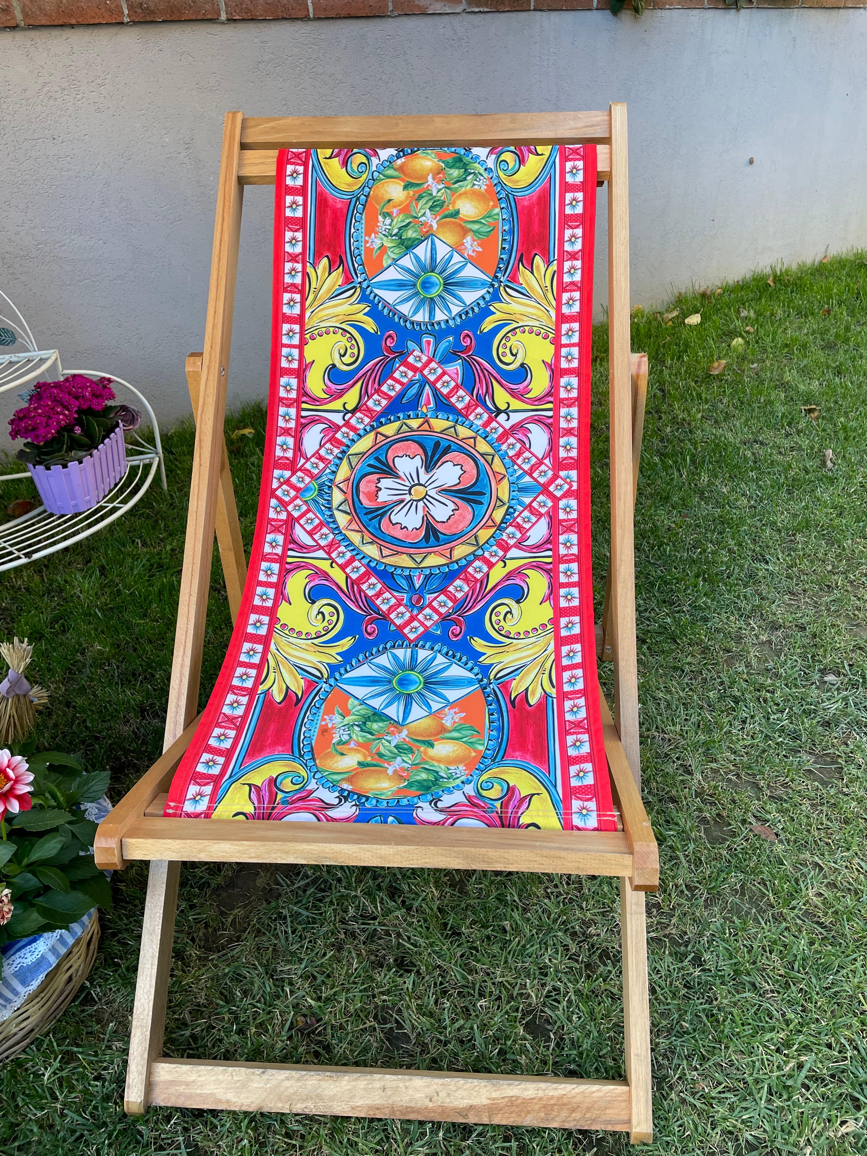 SAN DI MONTE ŞEZLONG - YONCA MODEL (KIRMIZI)