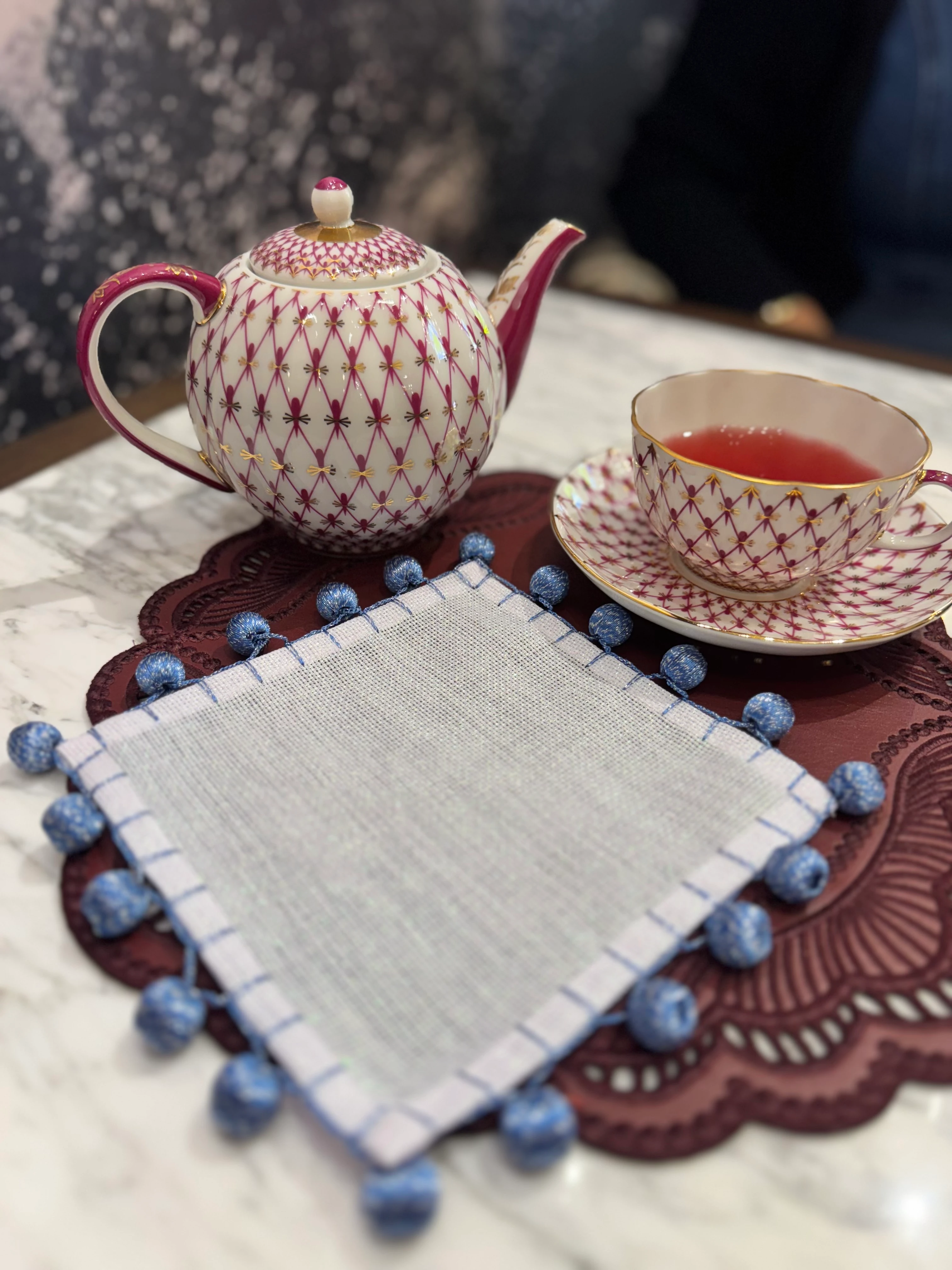 PONPON SUNUM PEÇETESİ-MAVİ