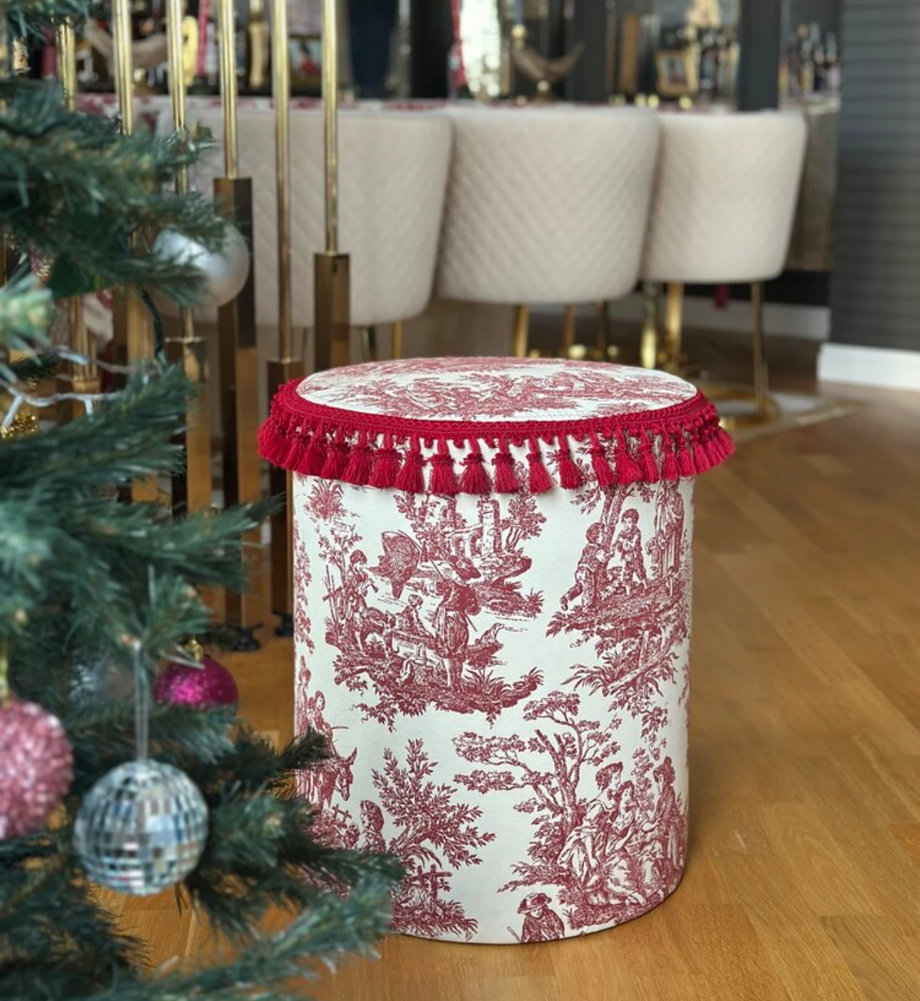 SPODE UYUMLU PUF - BORDO