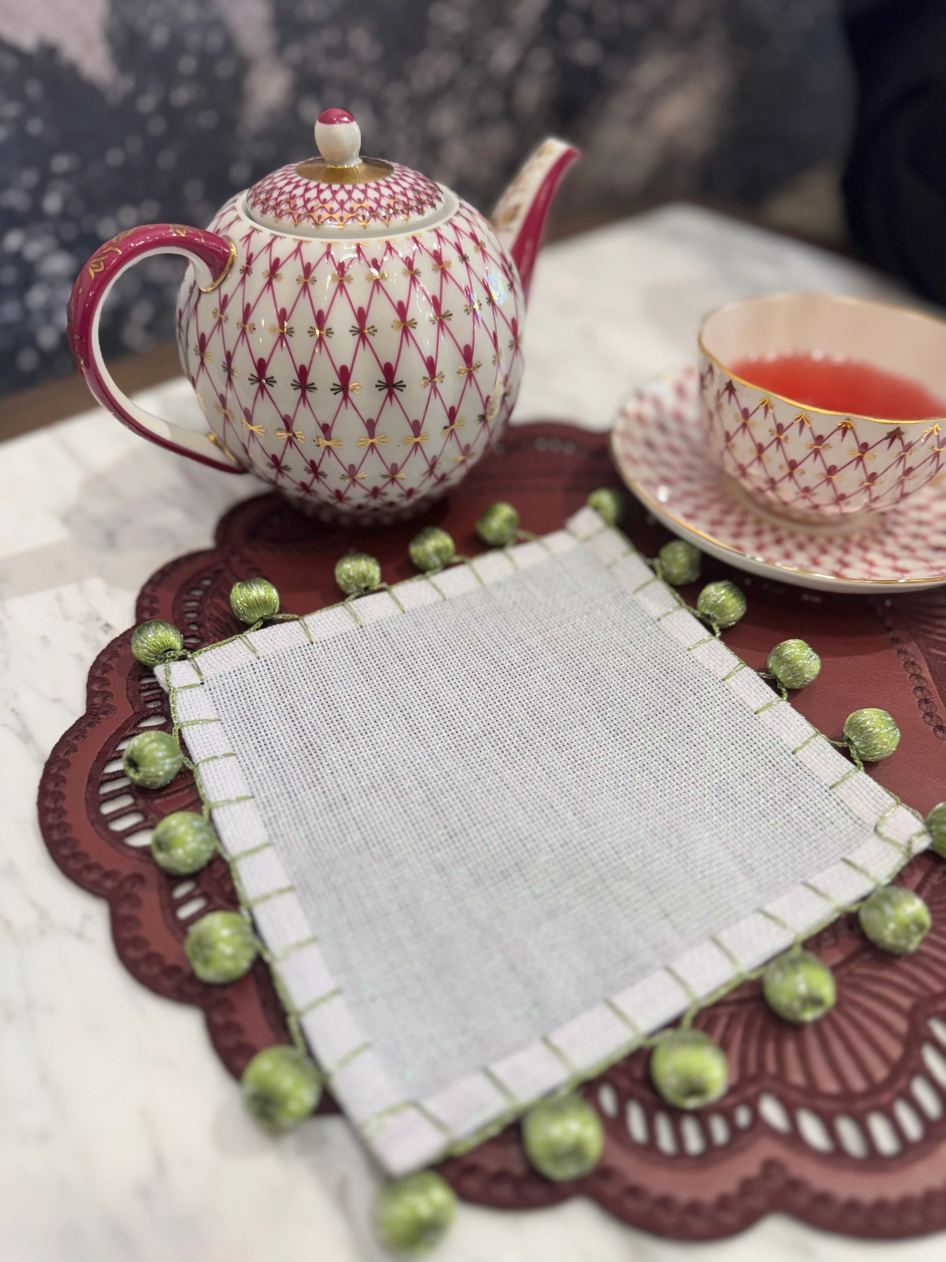 PONPON SUNUM PEÇETESİ -YEŞİL