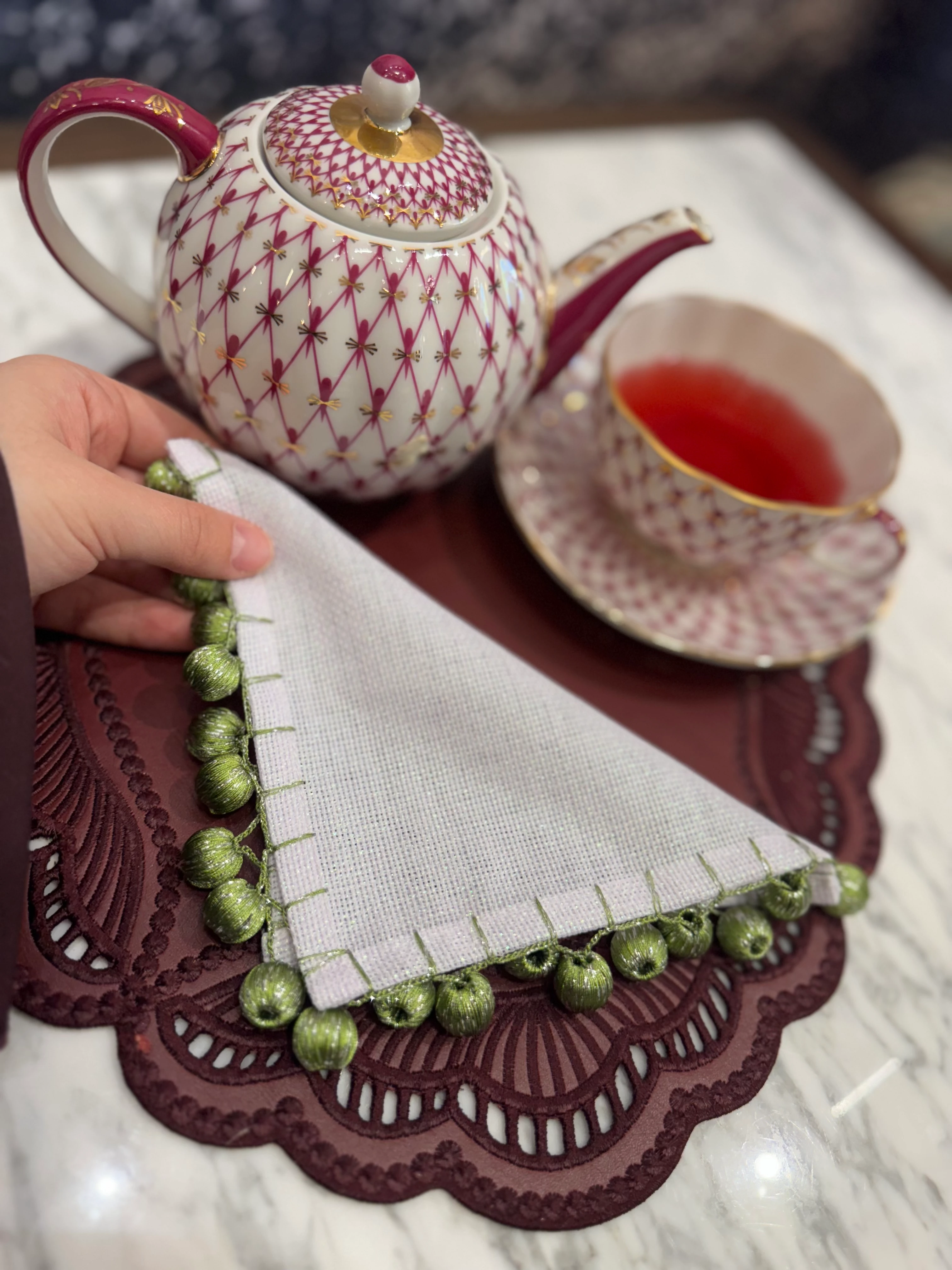 PONPON SUNUM PEÇETESİ -YEŞİL