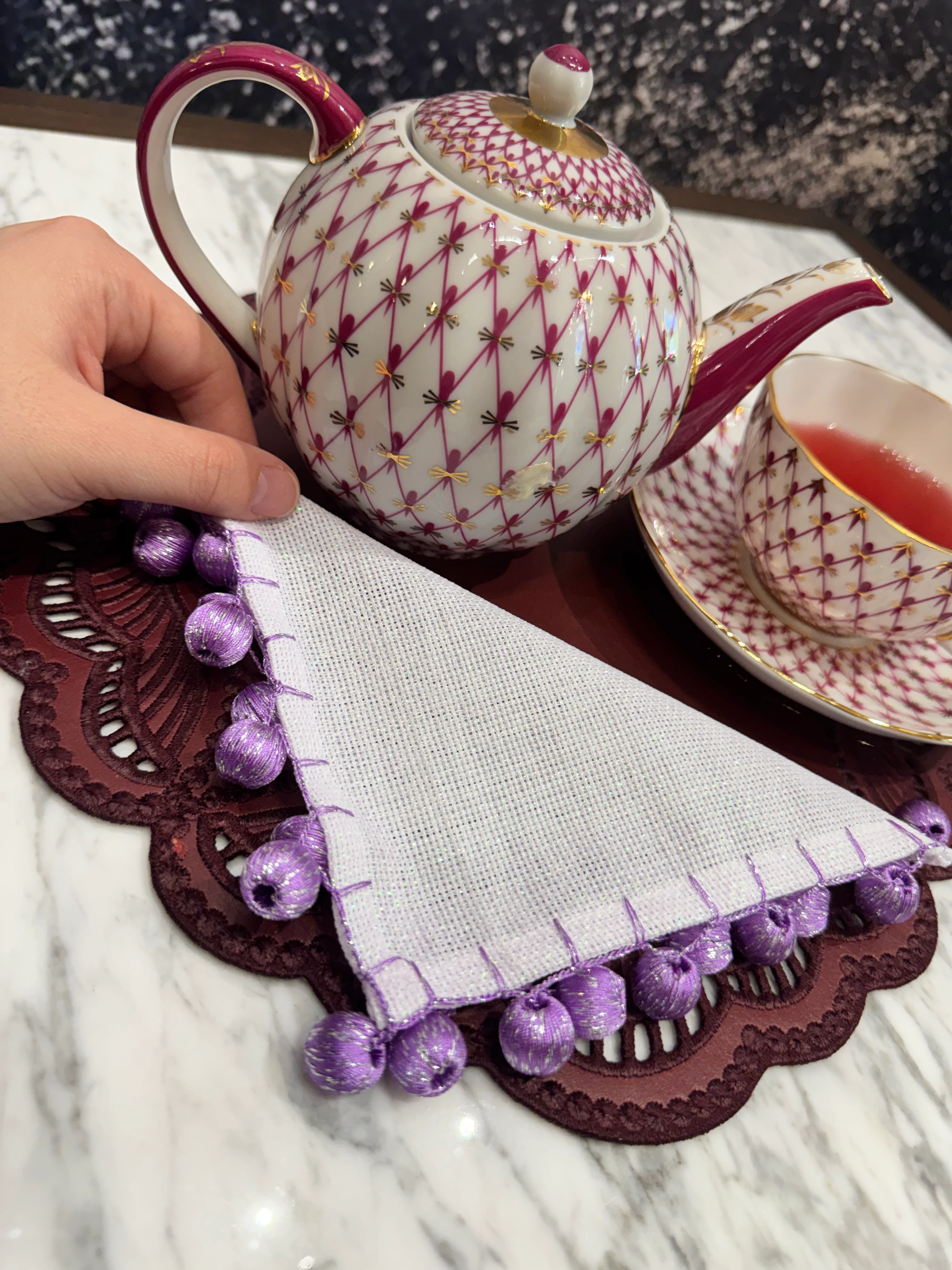 PONPON SUNUM PEÇETESİ - LİLA