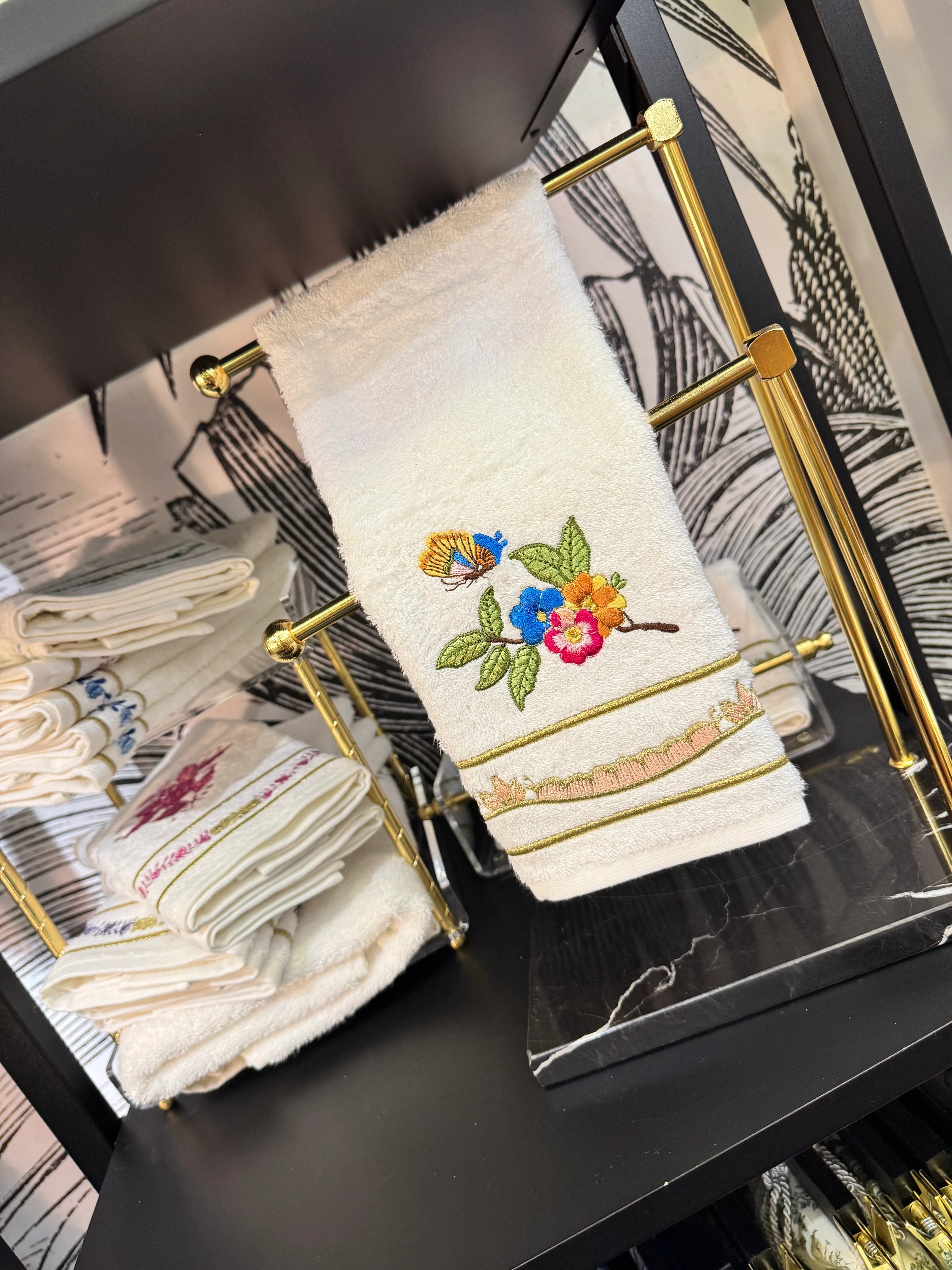 KATE NAKIŞLI HAVLU -SOMON