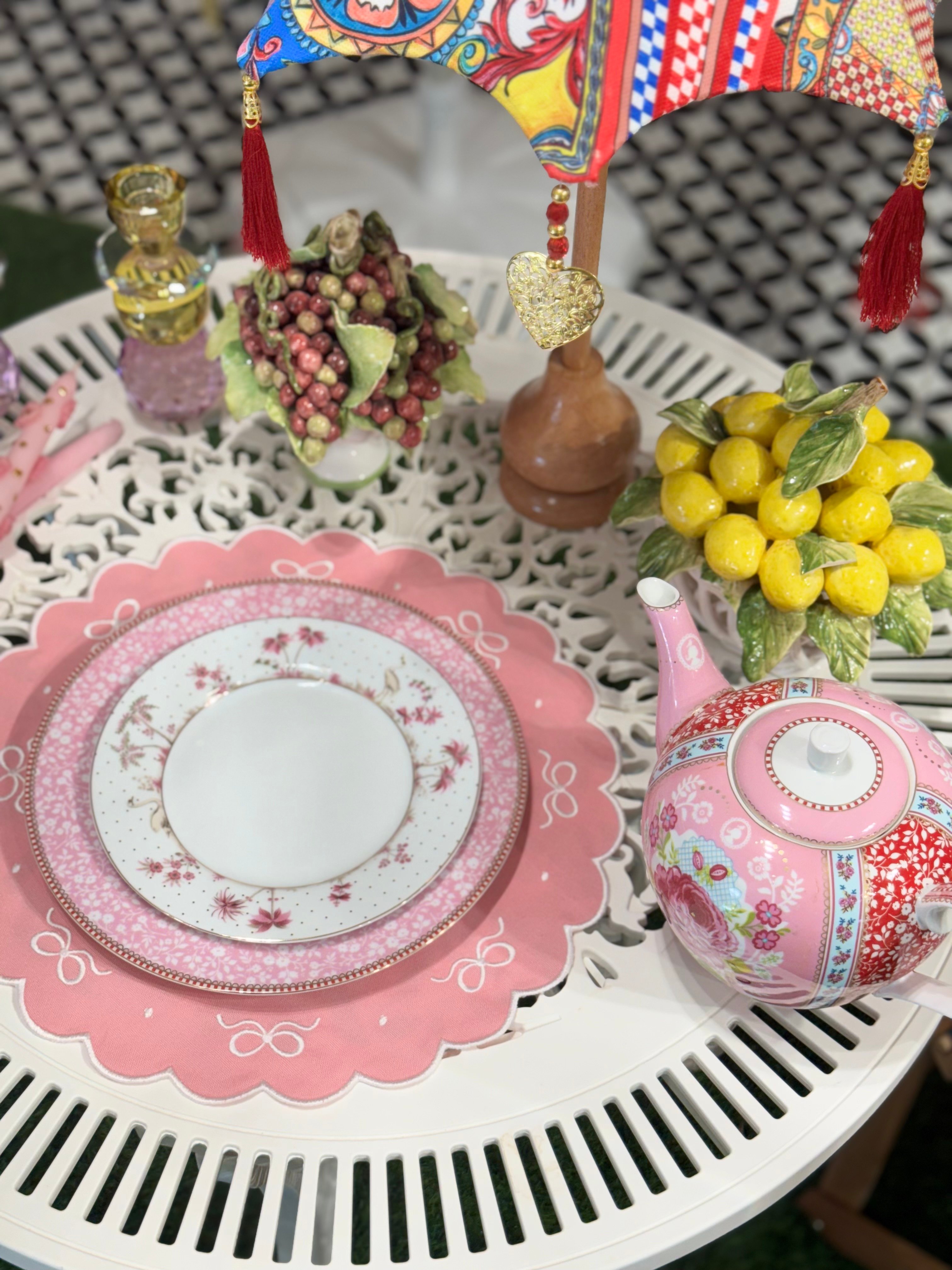 ALİCE AMERİKAN SERVİS - PEMBE 