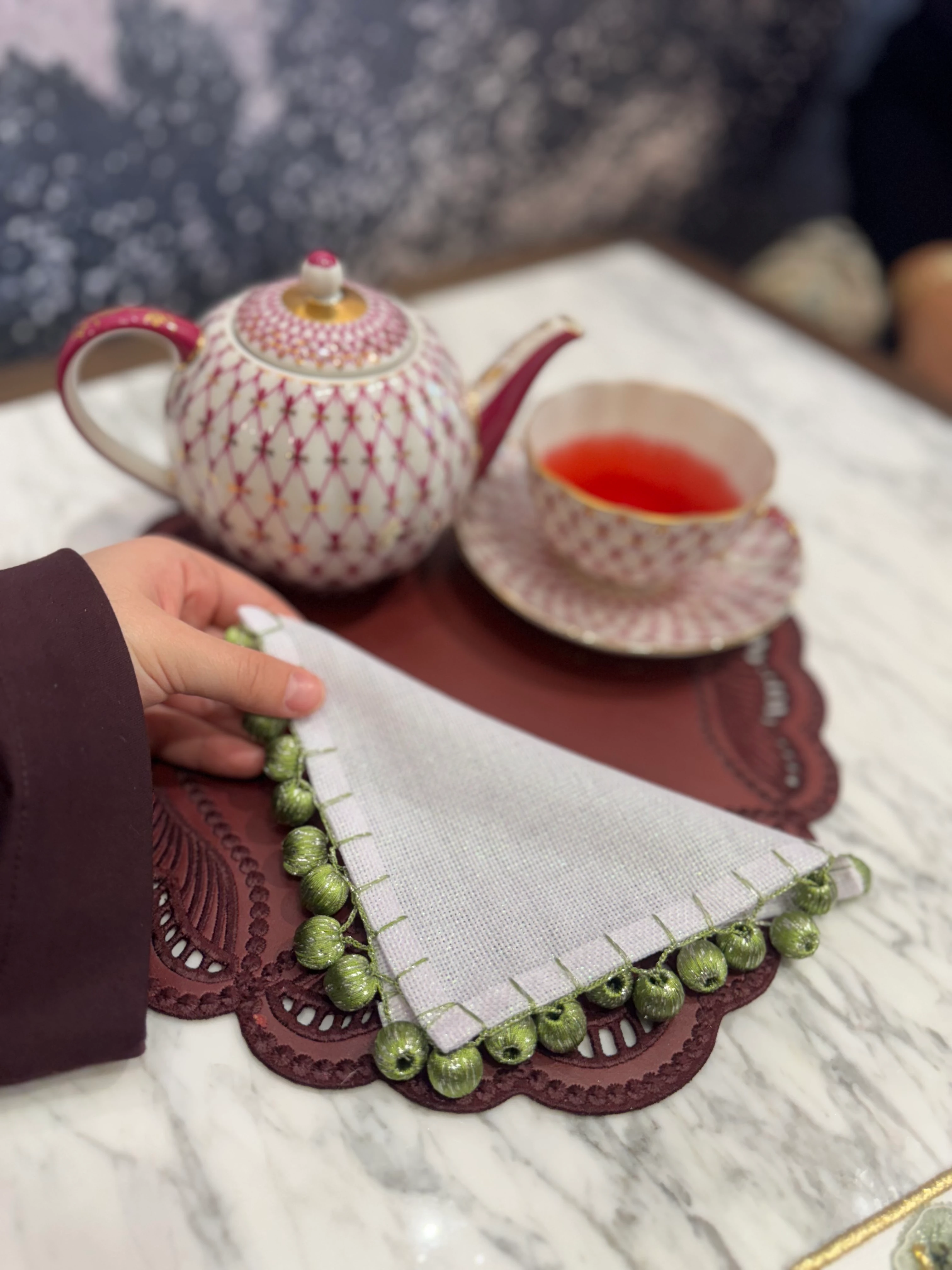 PONPON SUNUM PEÇETESİ -YEŞİL