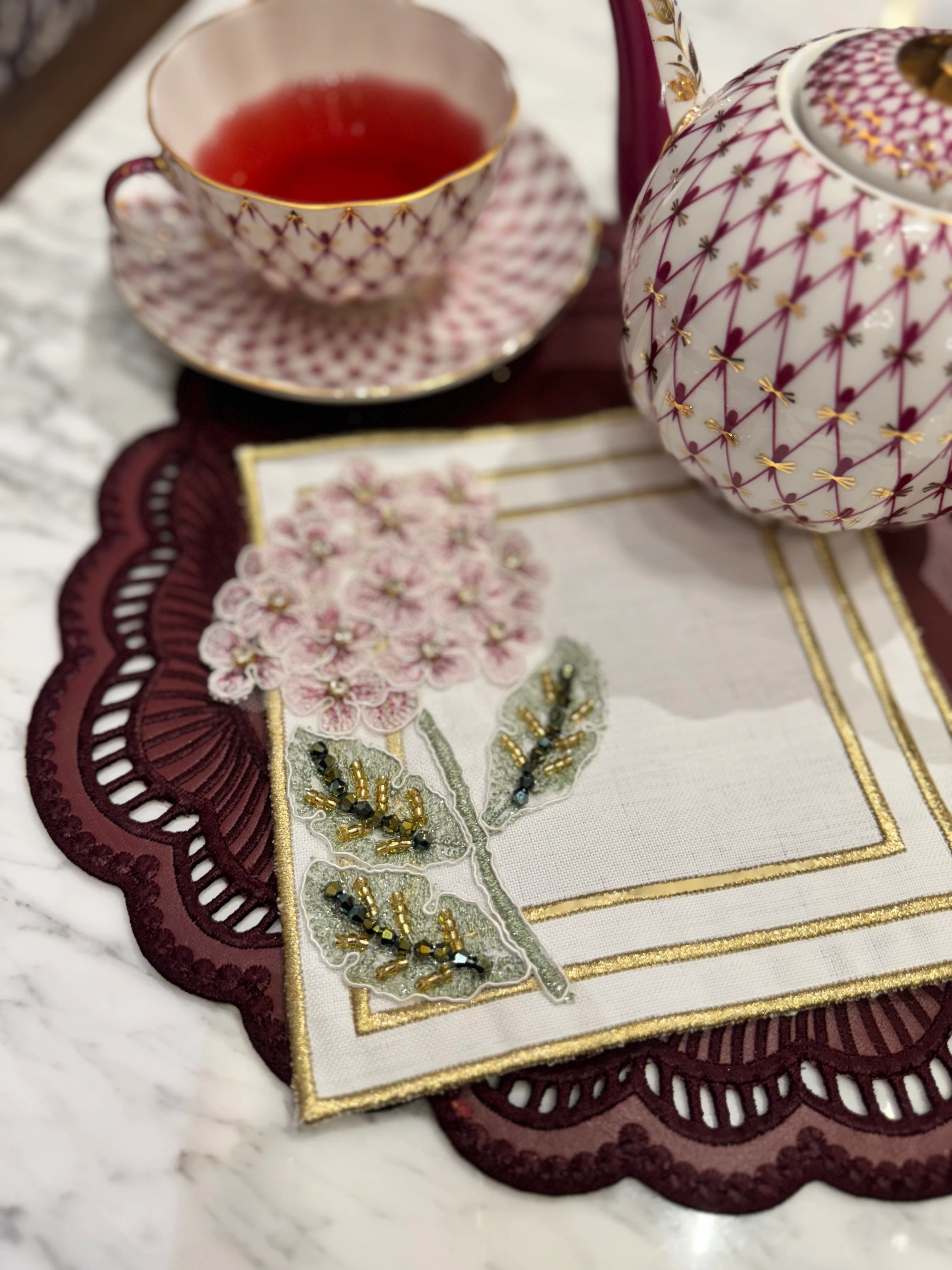 ORTANCALI SUNUM PEÇETESİ - PEMBE