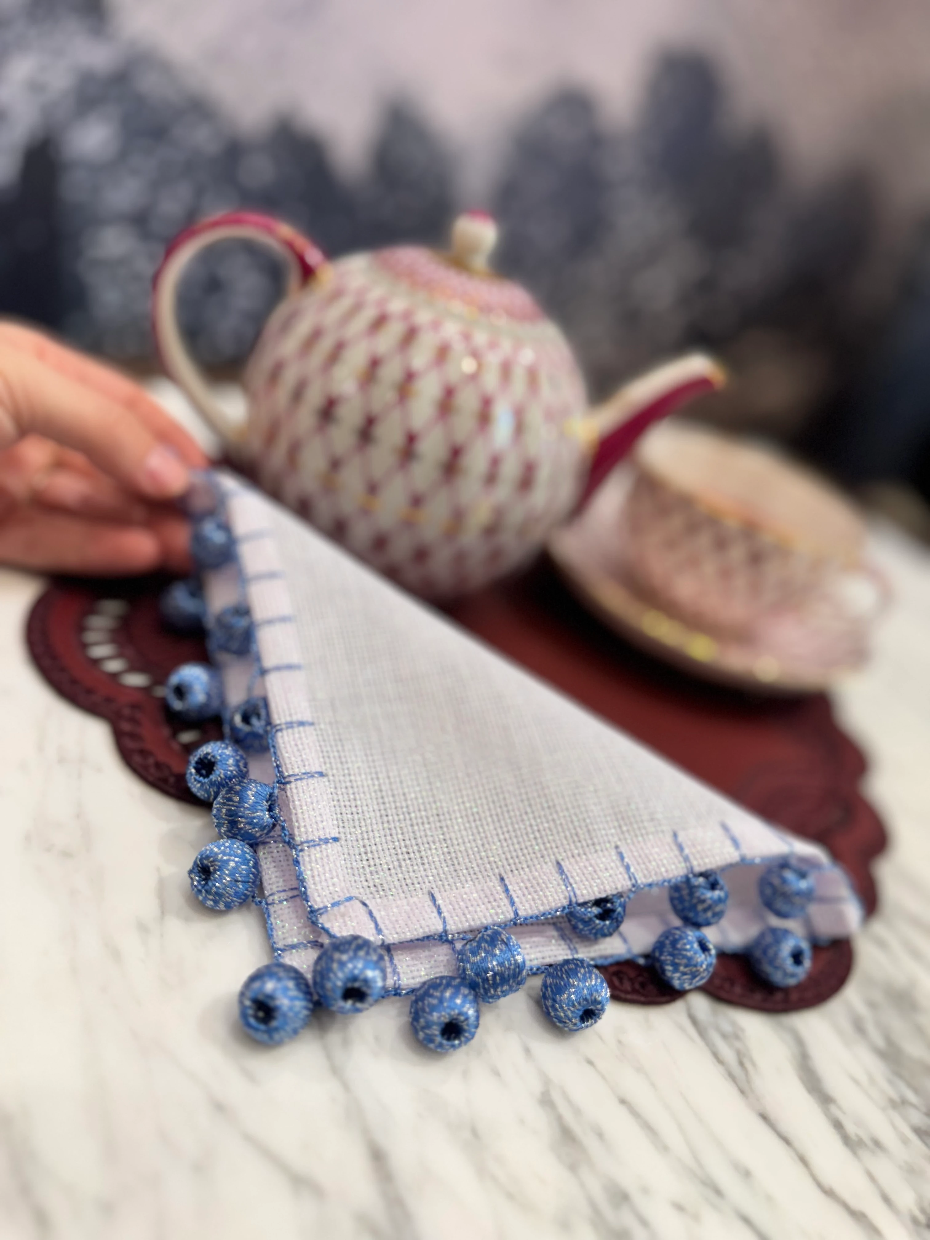 PONPON SUNUM PEÇETESİ-MAVİ