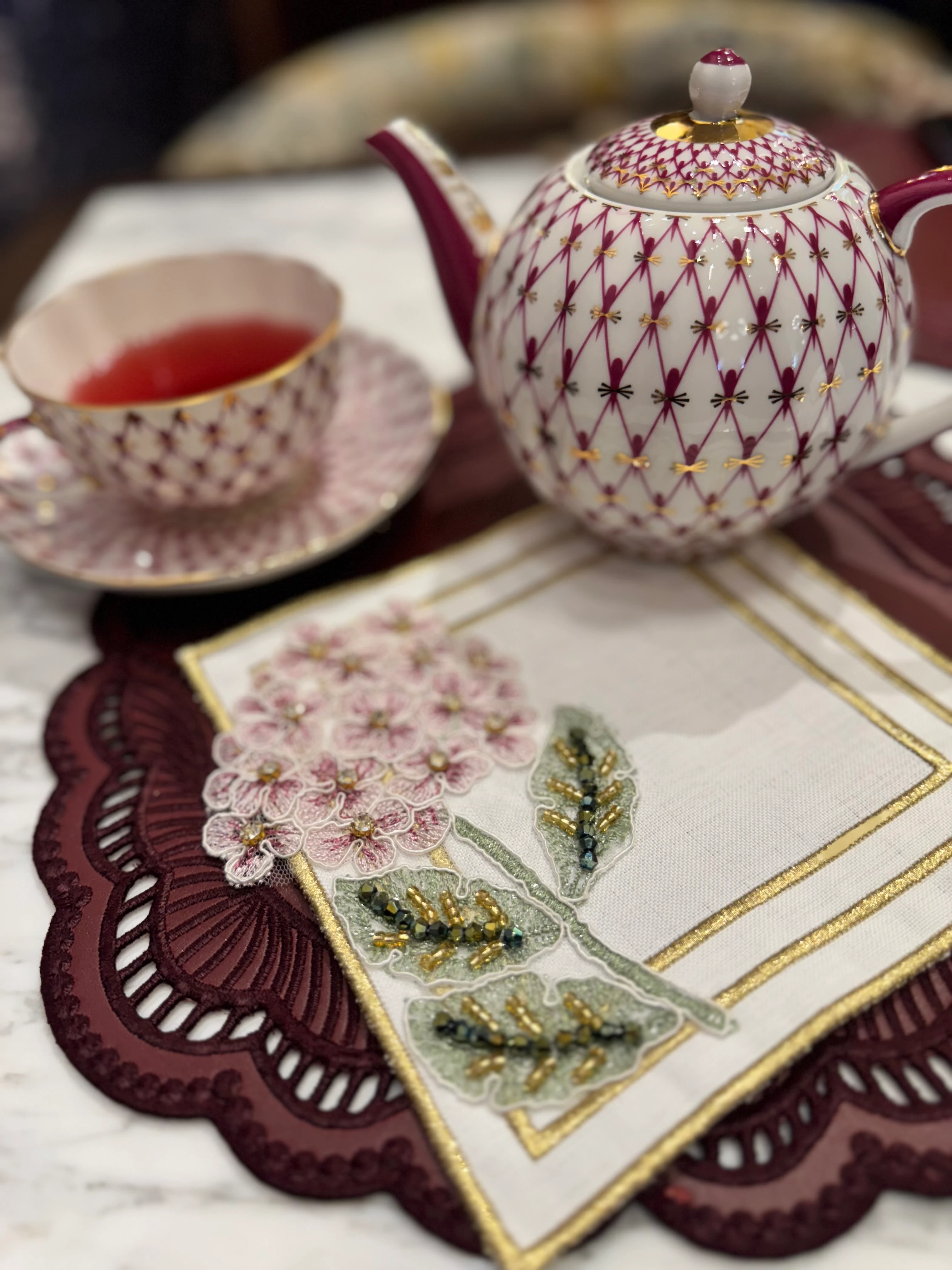 ORTANCALI SUNUM PEÇETESİ - PEMBE