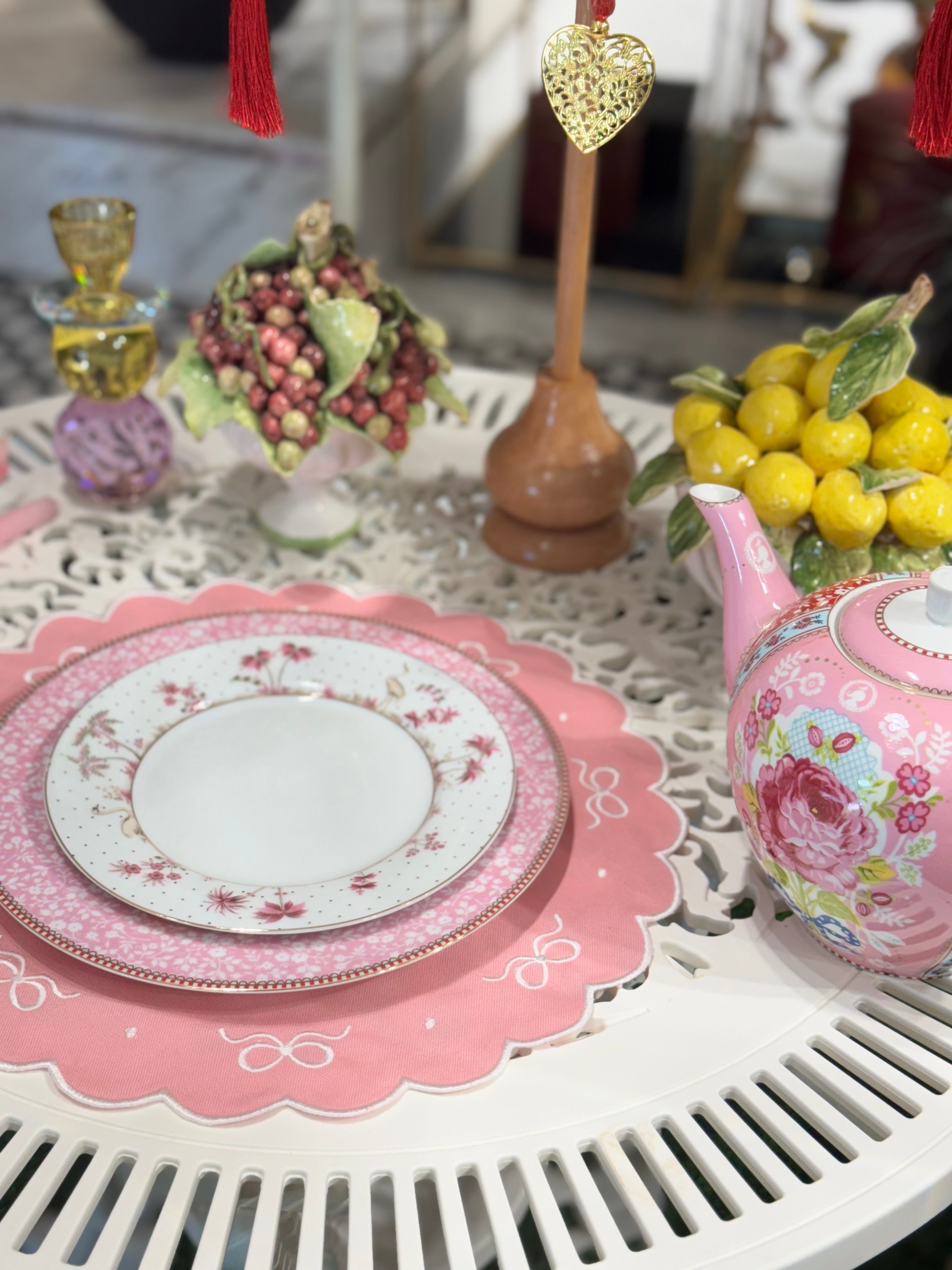 ALİCE AMERİKAN SERVİS - PEMBE 