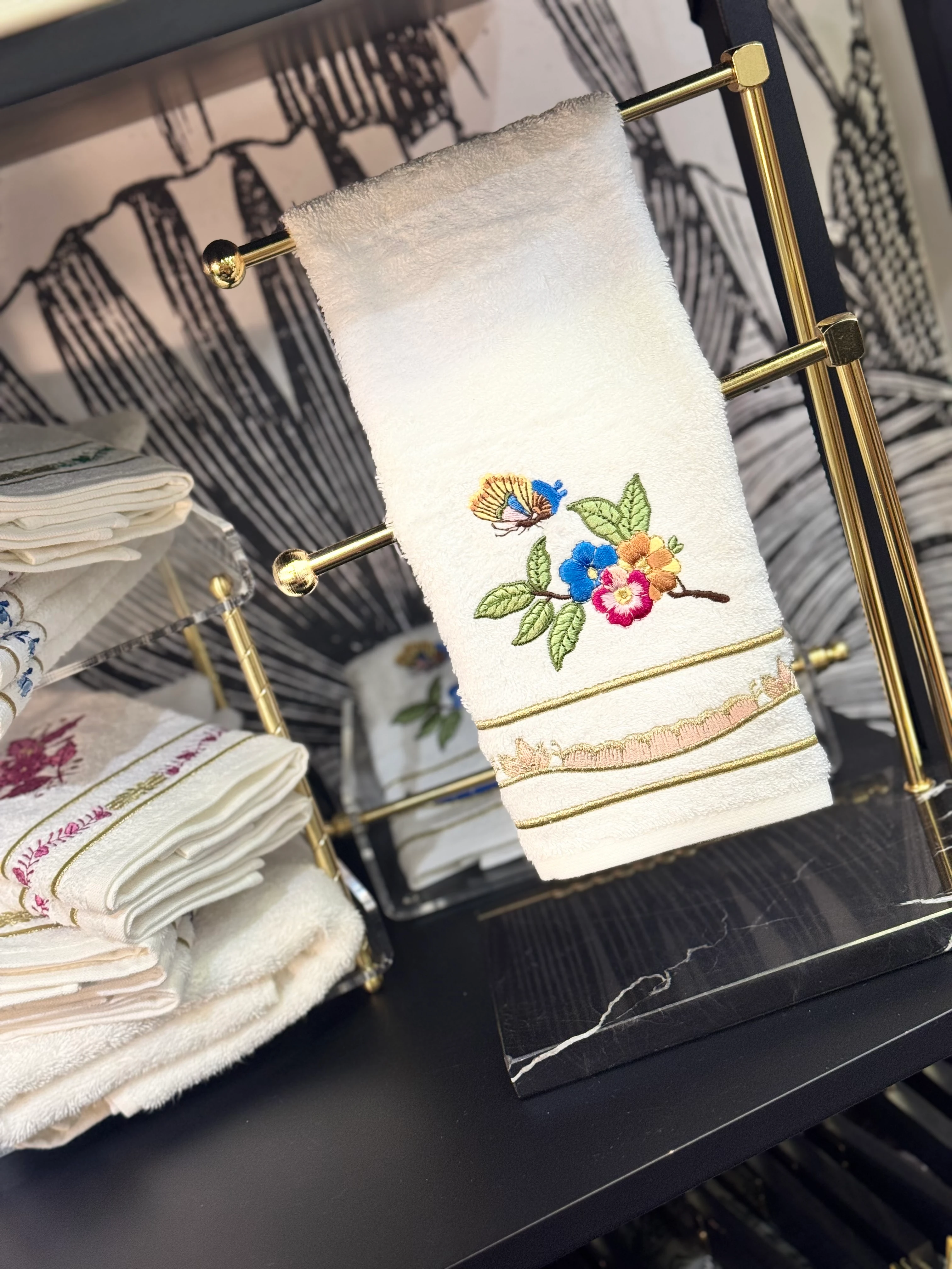 KATE NAKIŞLI HAVLU -SOMON