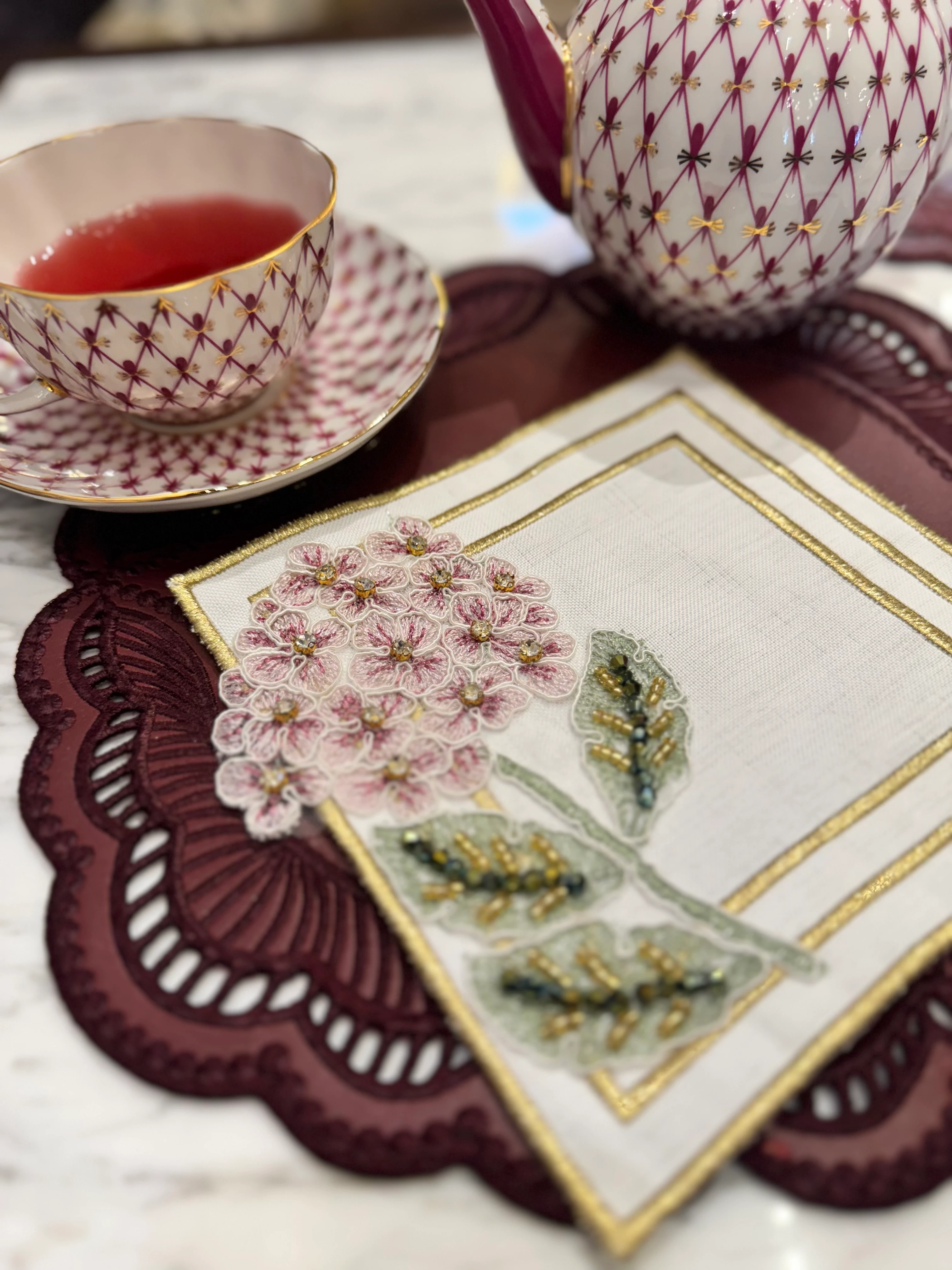 ORTANCALI SUNUM PEÇETESİ - PEMBE