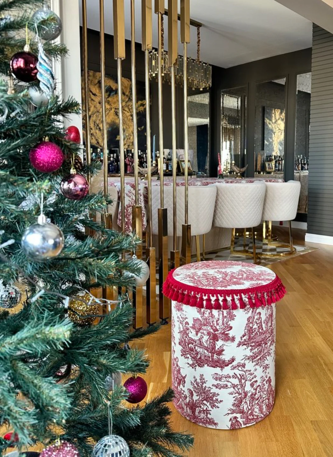 SPODE UYUMLU PUF - BORDO