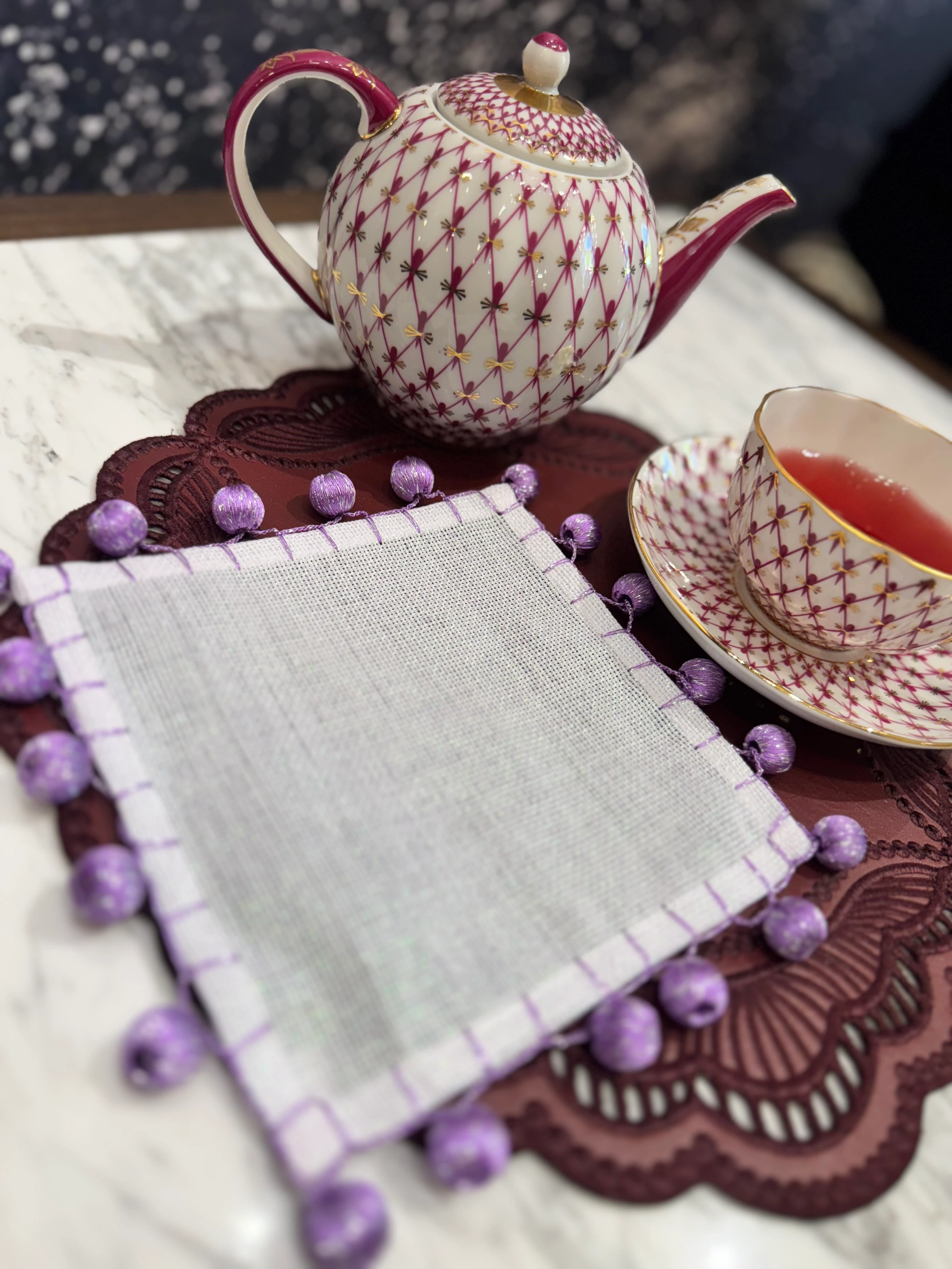 PONPON SUNUM PEÇETESİ - LİLA