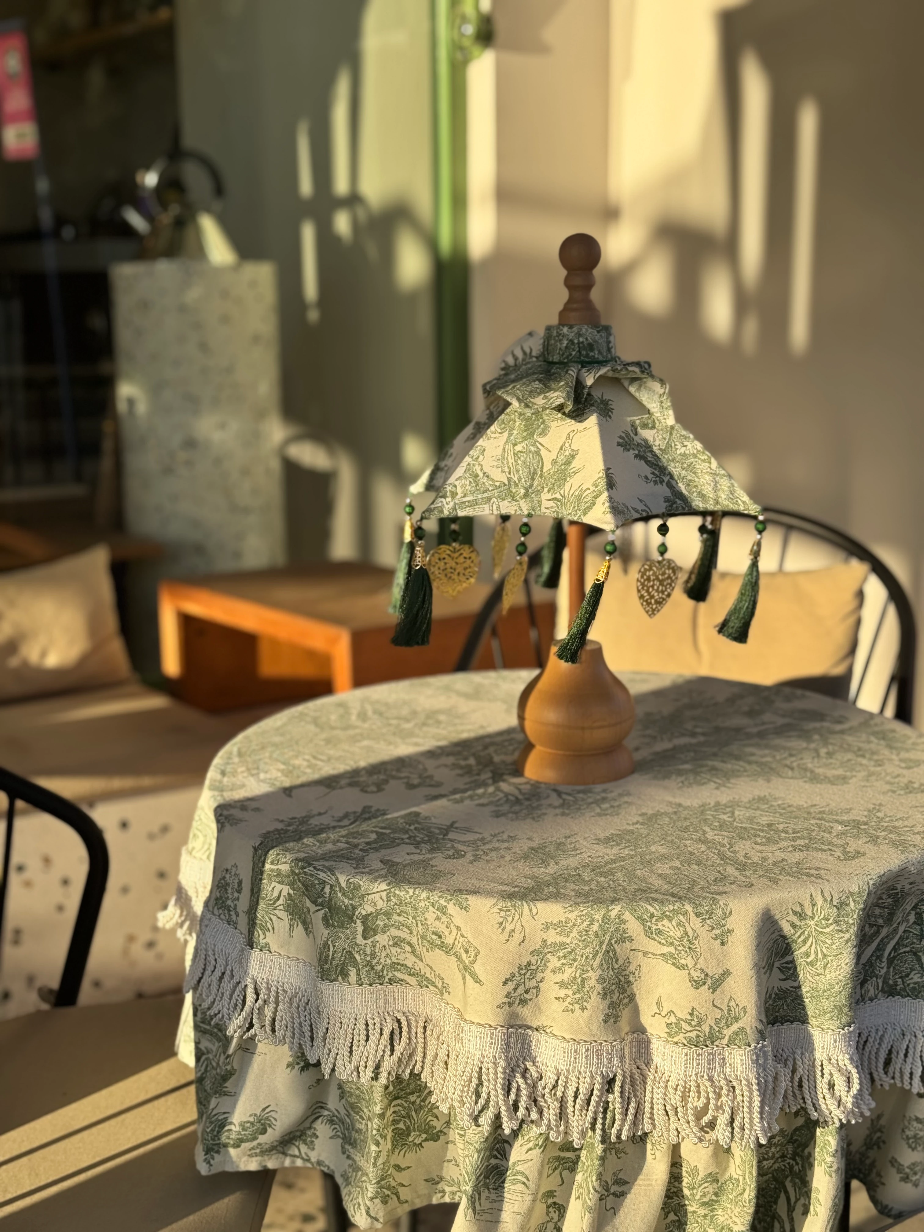 İTALYAN ESİNTİSİ MİNİ BALİ ŞEMSİYESİ - YEŞİL (2. MODEL)