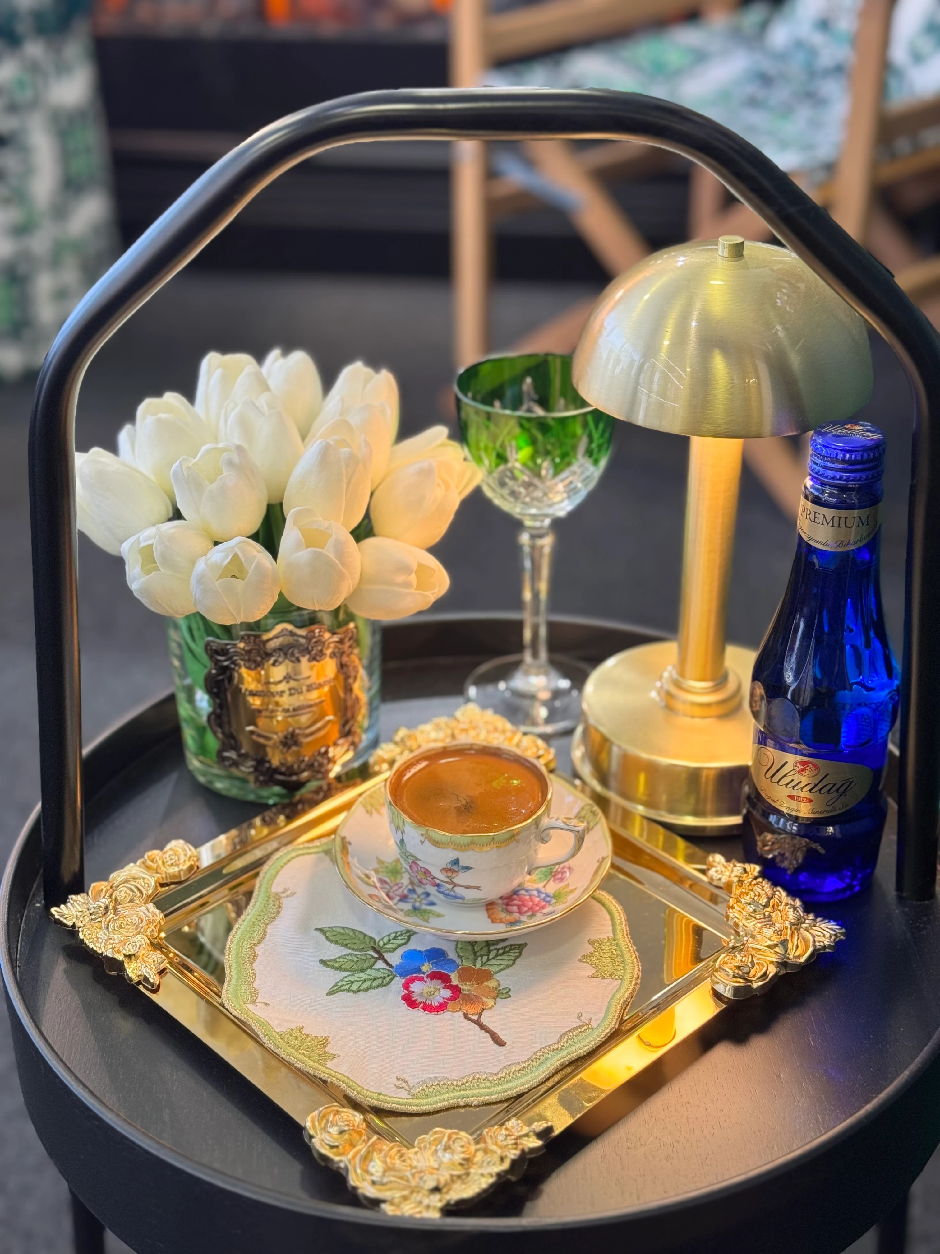 KATE SUNUM PEÇETESİ - YEŞİL