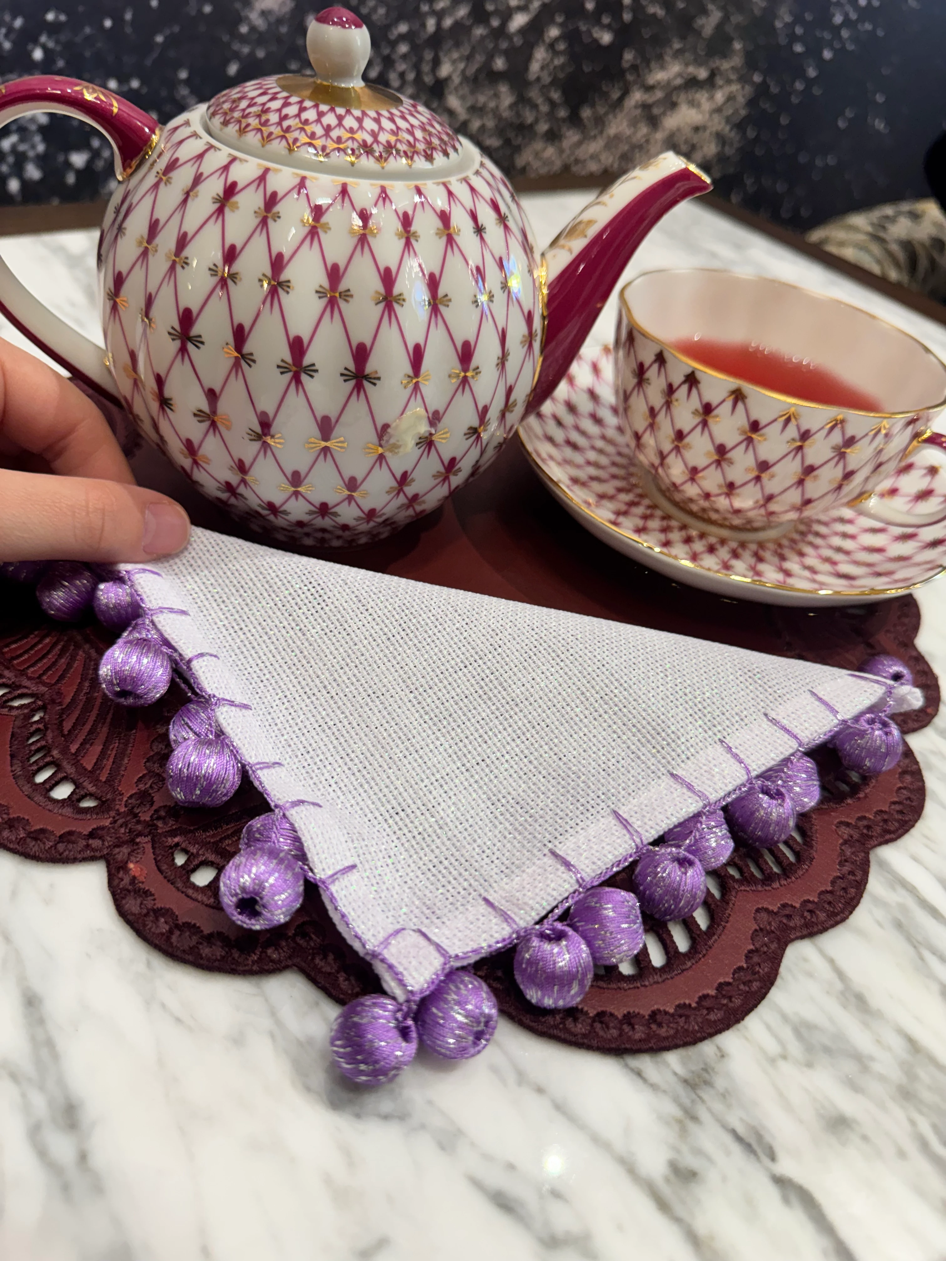 PONPON SUNUM PEÇETESİ - LİLA