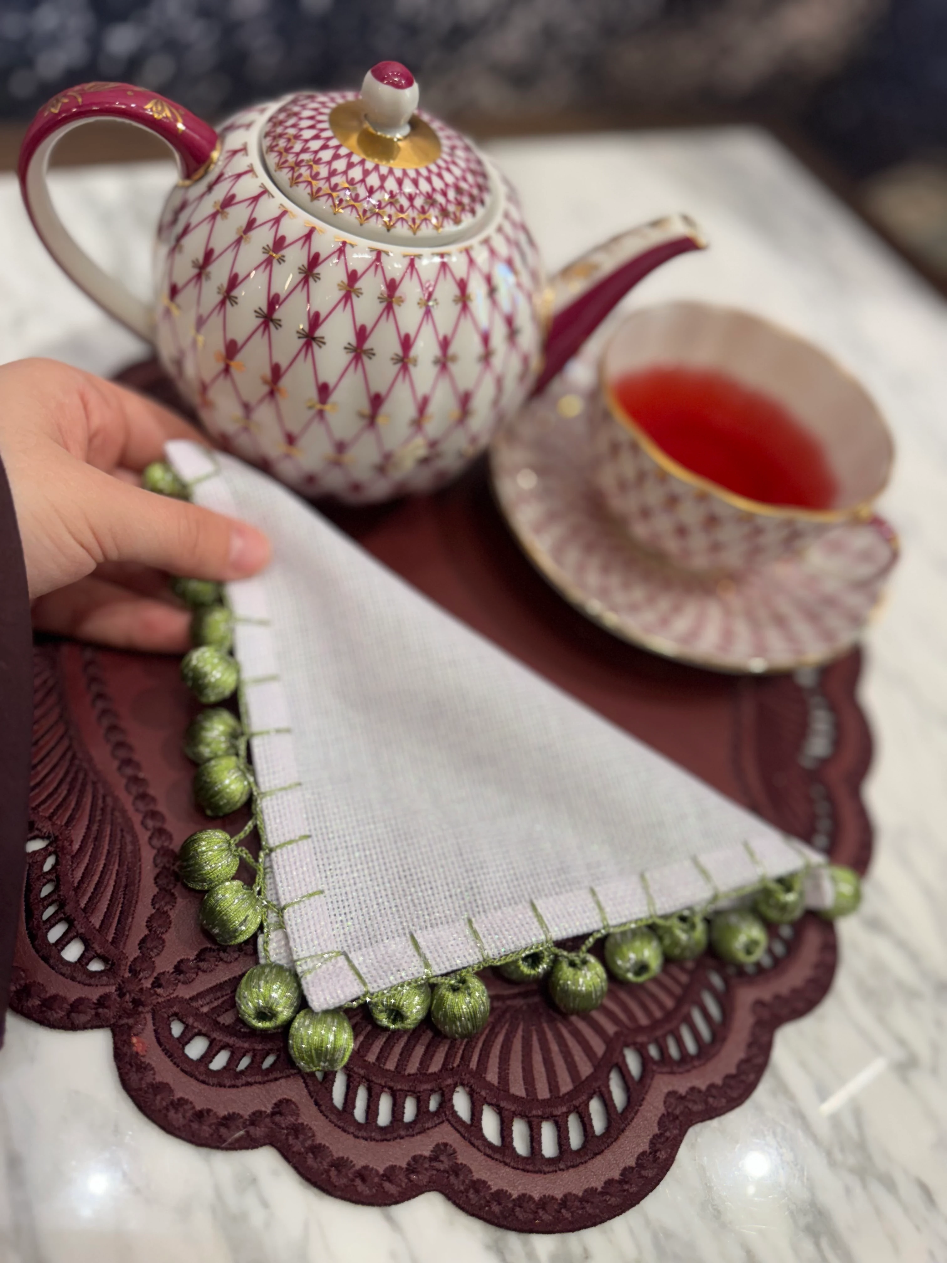 PONPON SUNUM PEÇETESİ -YEŞİL