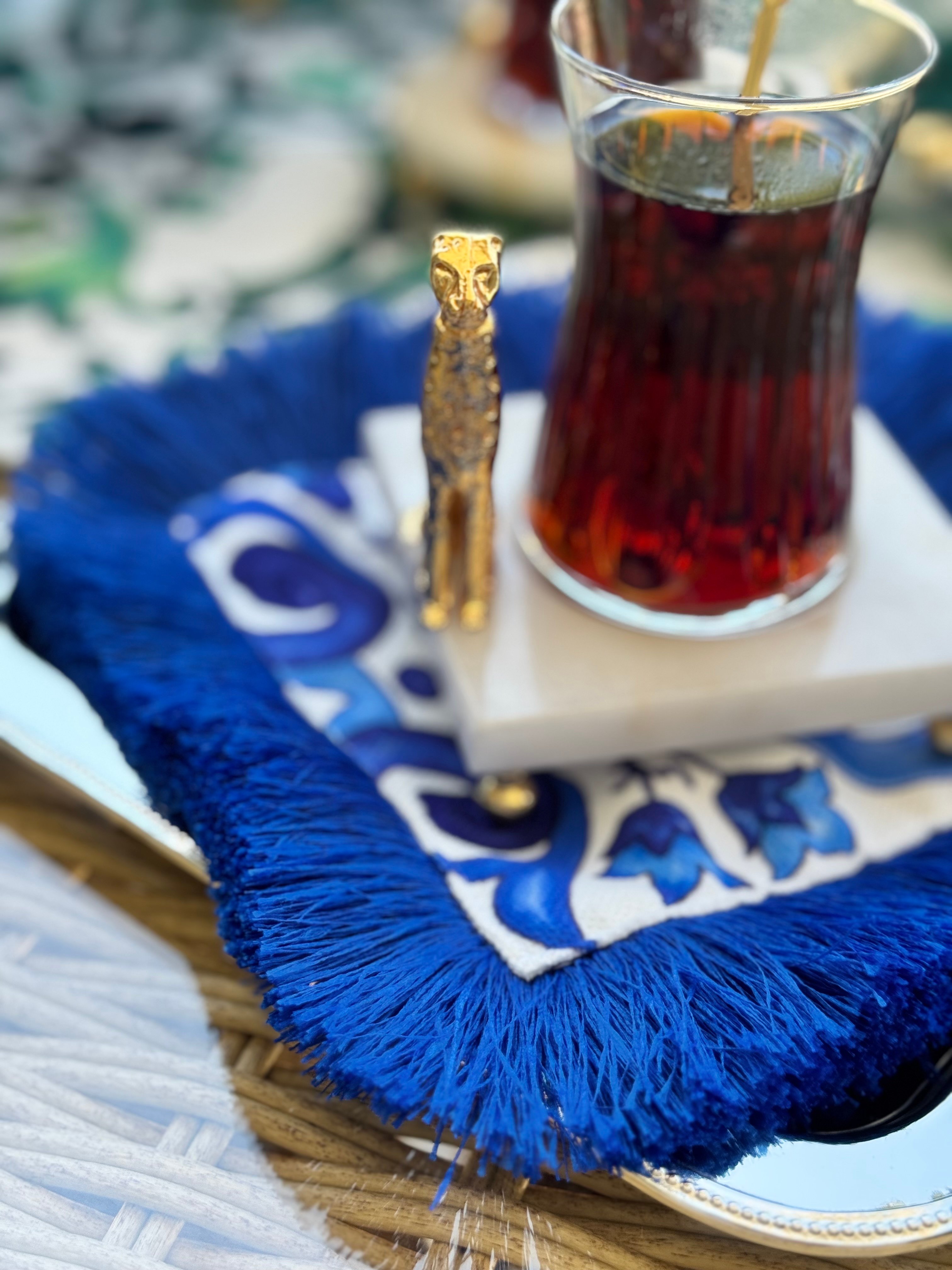 MARSİLYA ENERJİSİ KOKTEYL PEÇETE - MAVİ