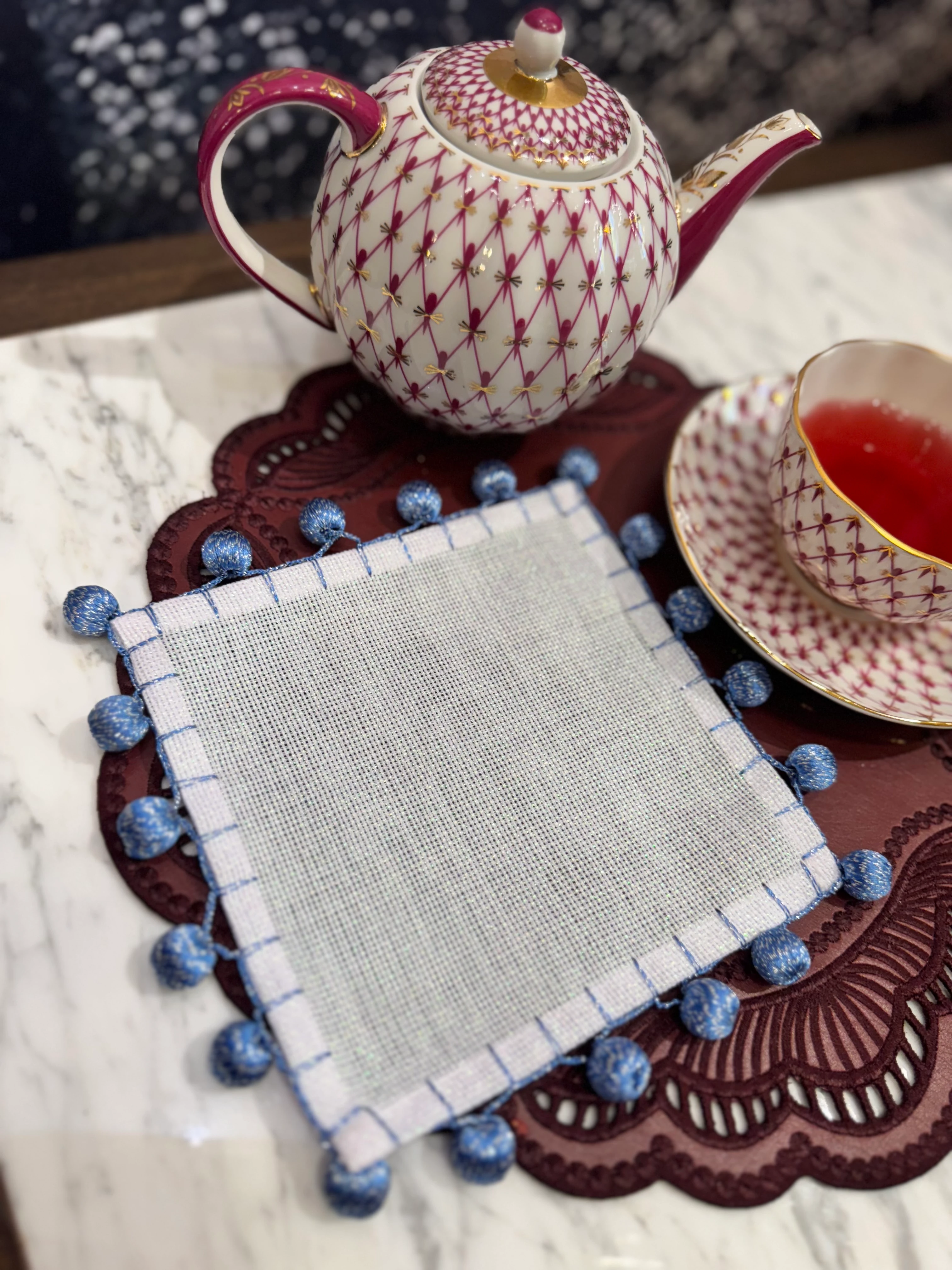 PONPON SUNUM PEÇETESİ-MAVİ