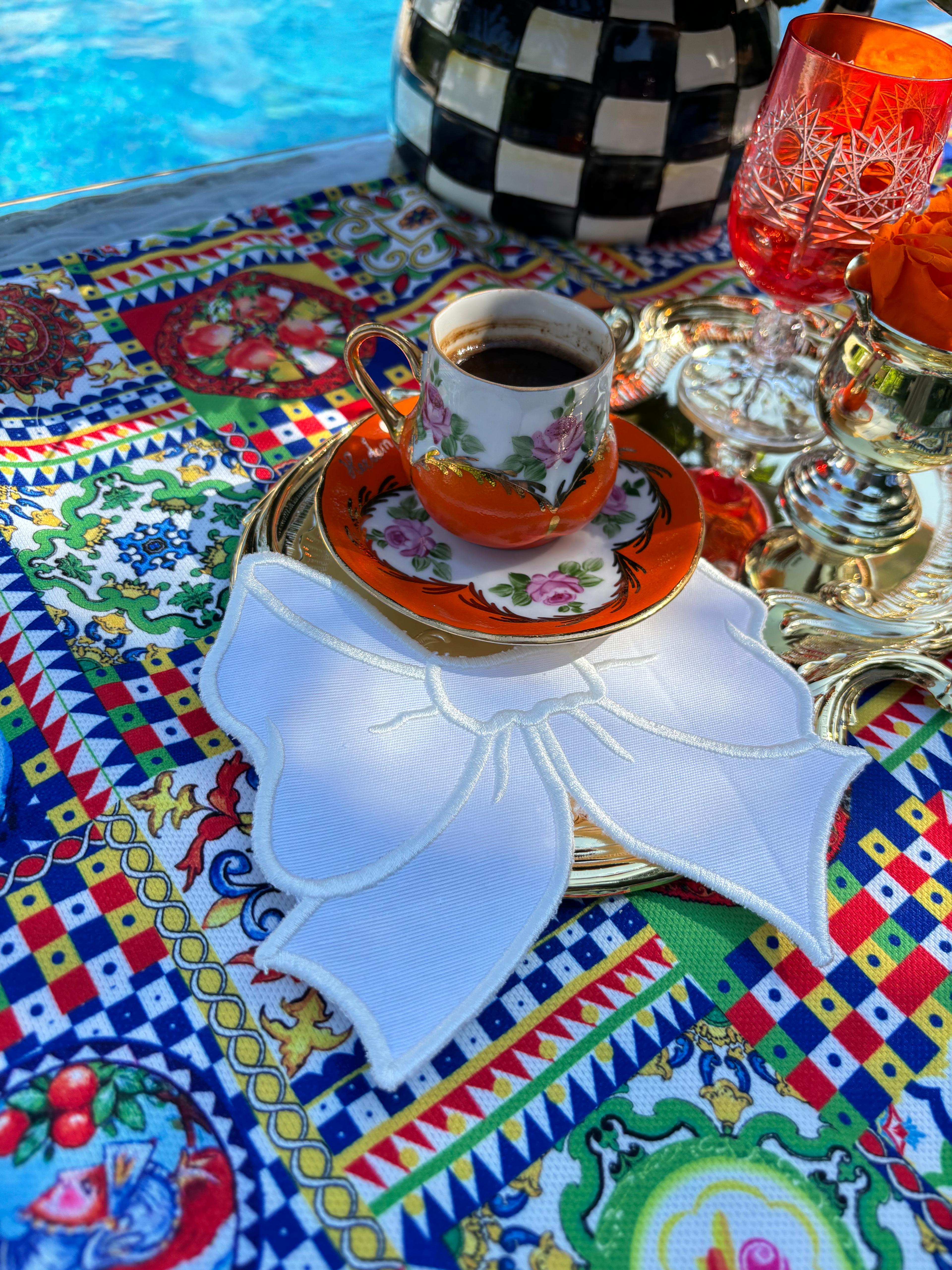 FİYONK MODEL SUNUM PEÇETESİ - BEYAZ