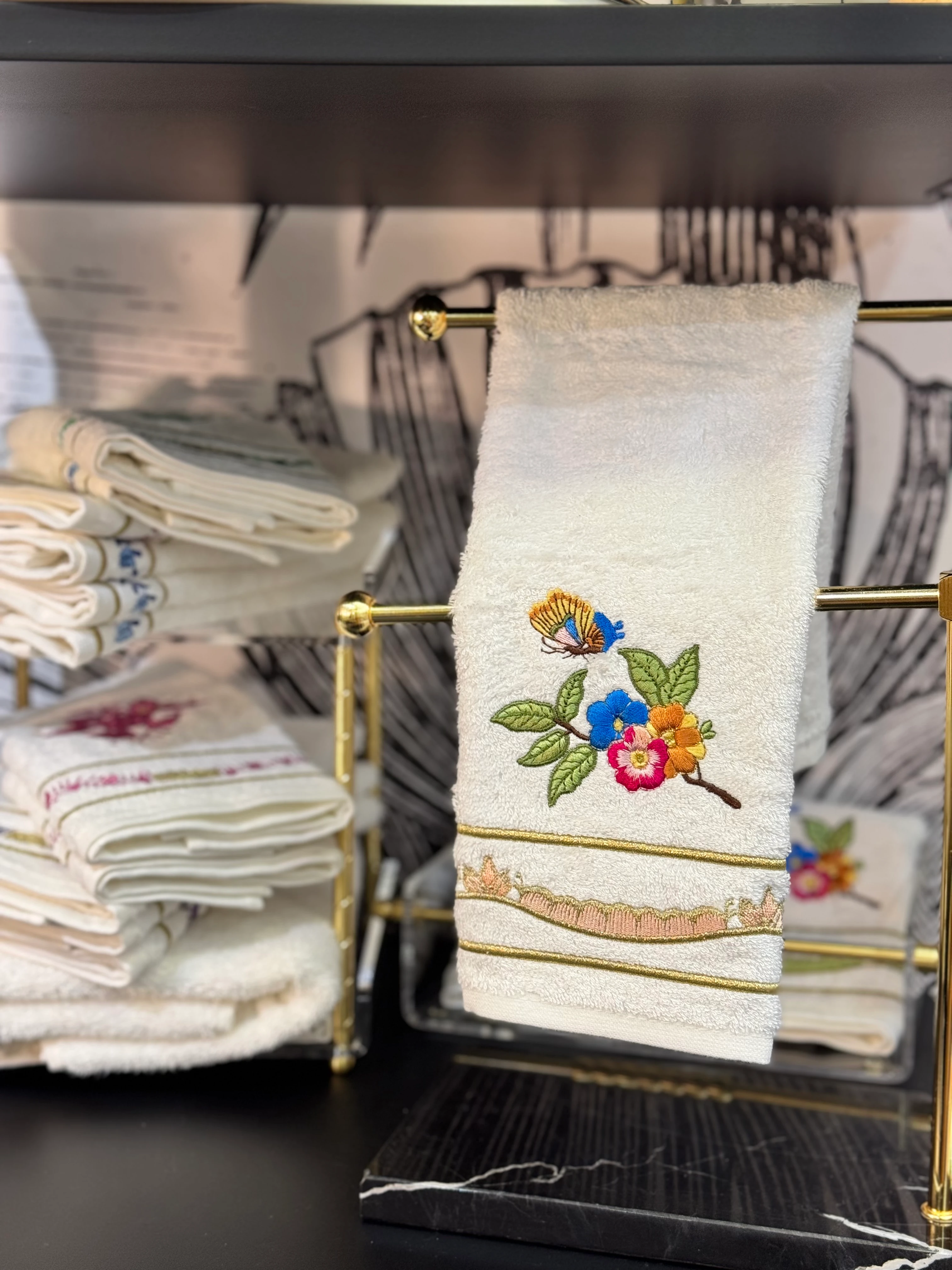 KATE NAKIŞLI HAVLU -SOMON