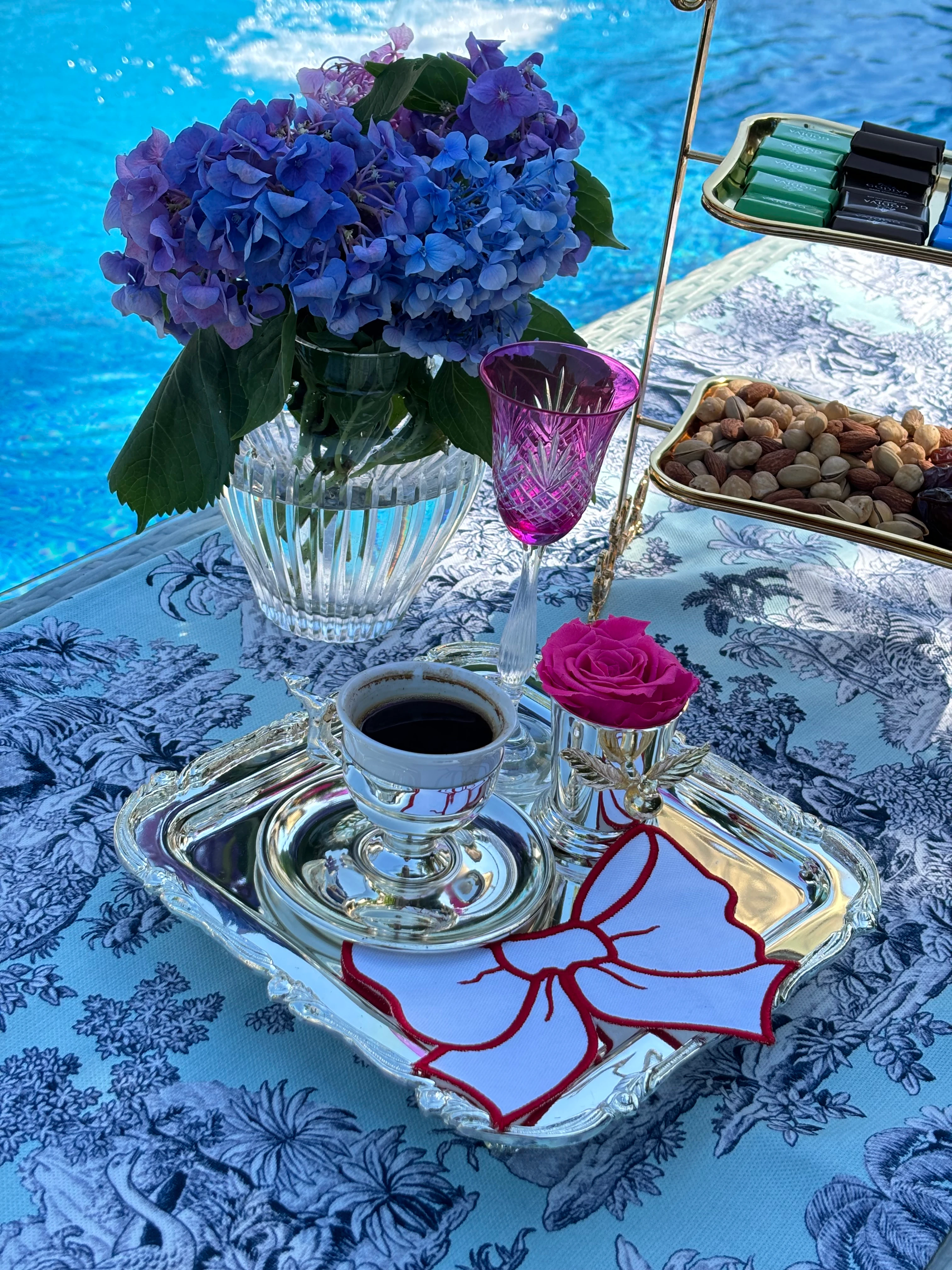 FİYONK MODEL SUNUM PEÇETESİ - KIRMIZI NAKIŞ