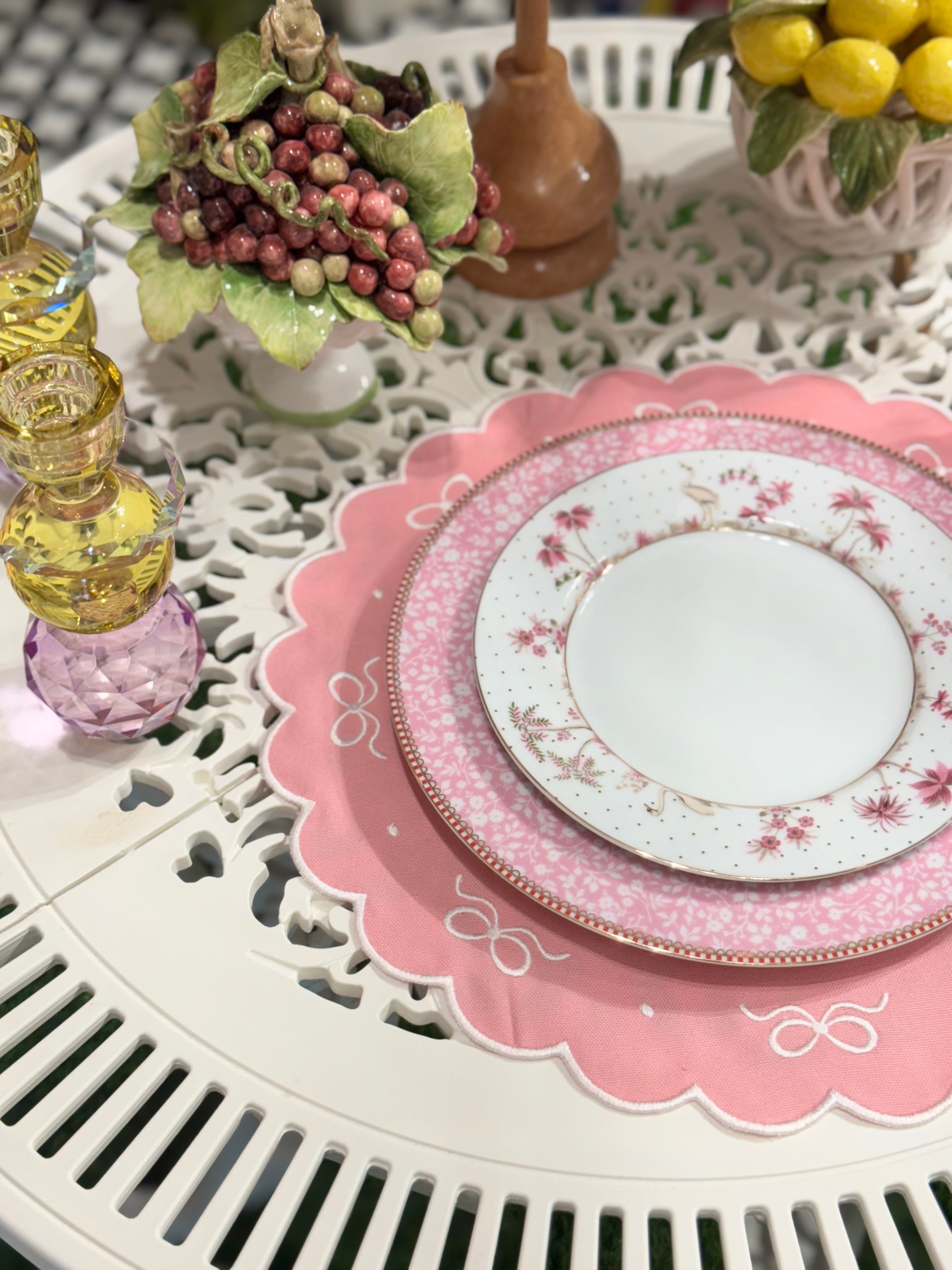 ALİCE AMERİKAN SERVİS - PEMBE 