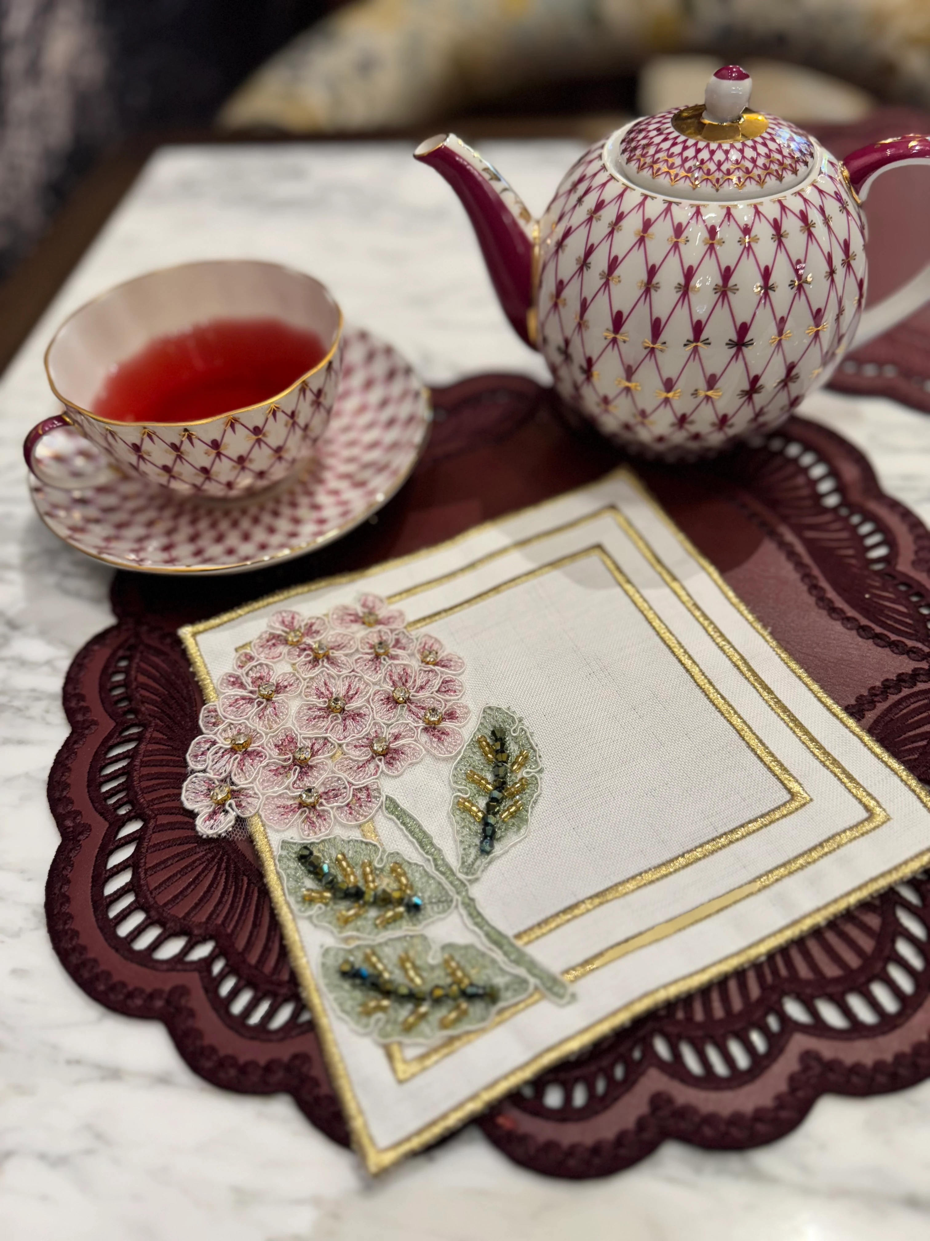 ORTANCALI SUNUM PEÇETESİ - PEMBE