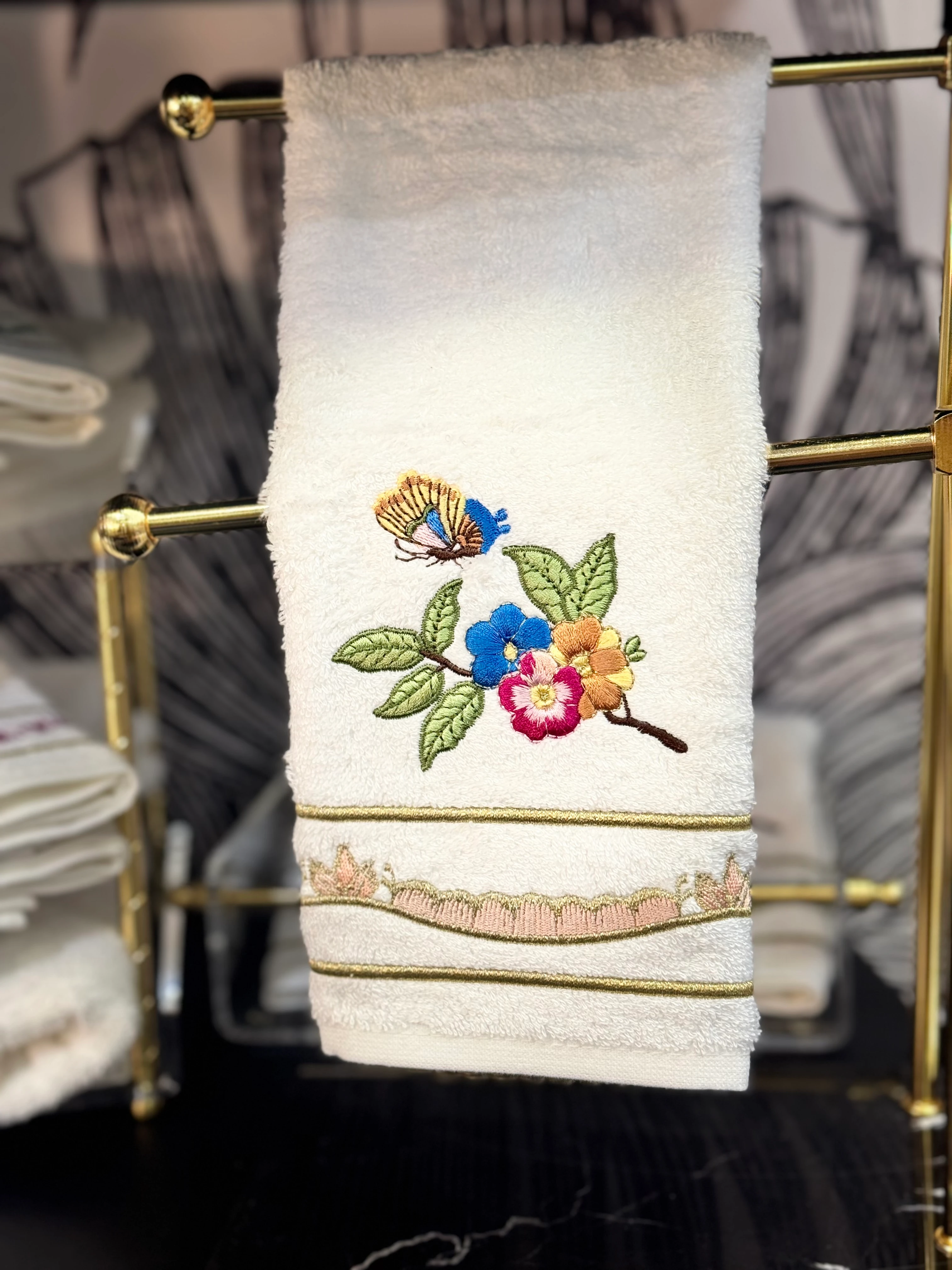 KATE NAKIŞLI HAVLU -SOMON