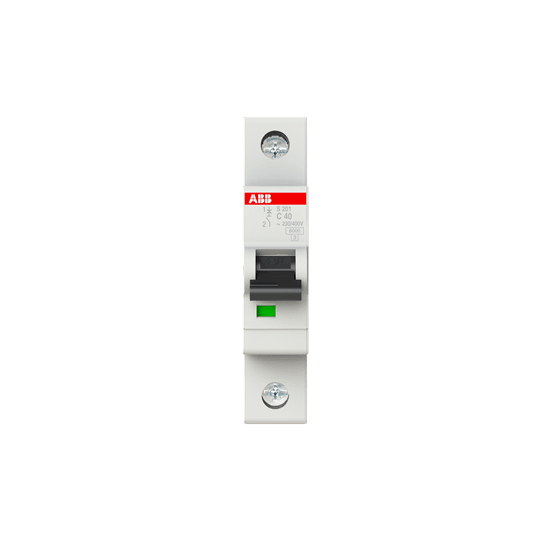 2CDS251001R0404 S201-C40 Miniature Circuit Breaker - 1P - C - 40 A