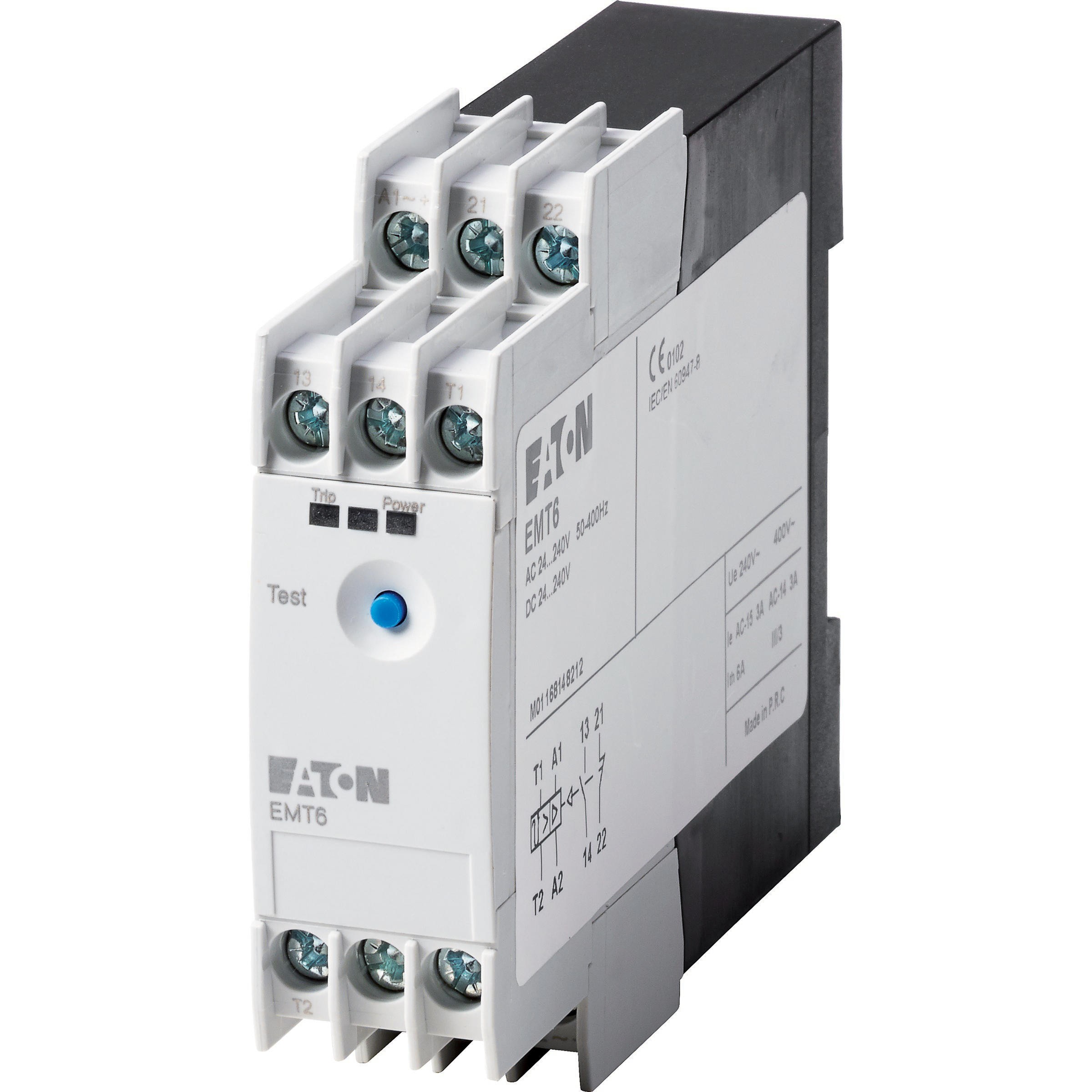 066166 EMT6 - Thermistor overload relay for machine protection, 1W , 24-240V50/60Hz, 24-240VDC, without reclosing lockout