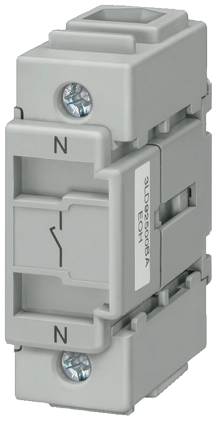 3LD9220-0B Nollajohdin, etukytkin Etuasennukseen, Jopa 32 A,, Tarvike pää- ja hätäpysäytyskytkimelle 3LD2