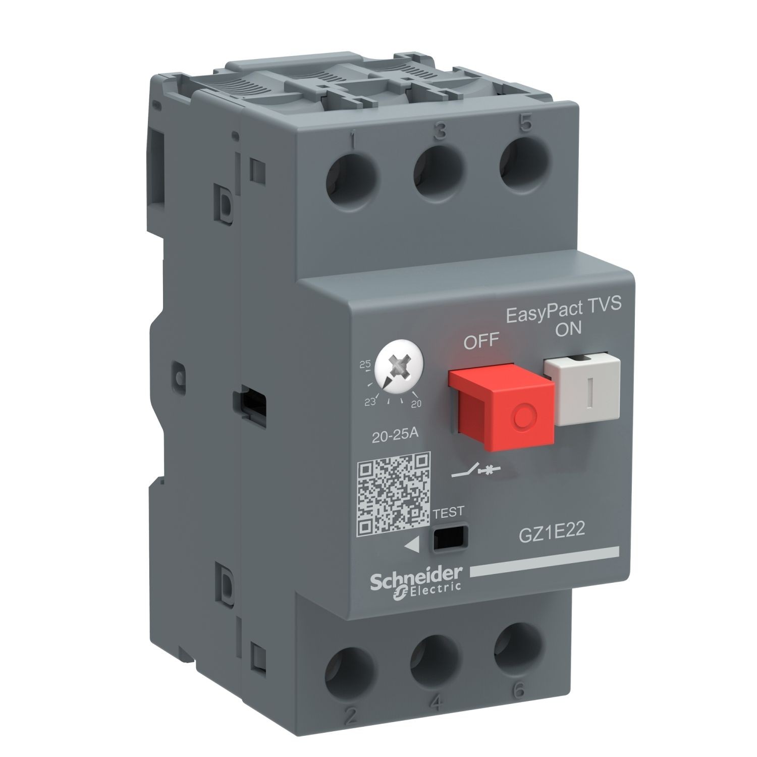 Schneider Electric GZ1E32 motor circuit breaker GZ1 - 3 poles 3d - 24..32A - thermomagnetic trip unit