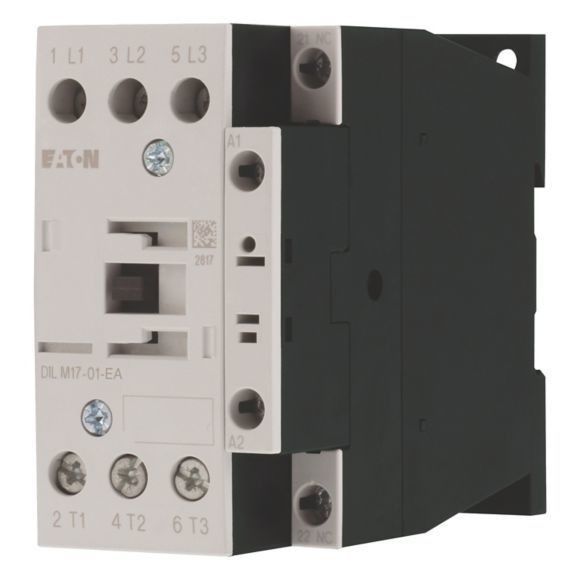 189911 DILM17-01-EA(230V50HZ,240V60HZ) - Contactor, 3 pole, 380 V 400 V 7.5 kW, 1 NC, 230 V 50 Hz, 240 V 60 Hz, AC operation, Screw terminals
