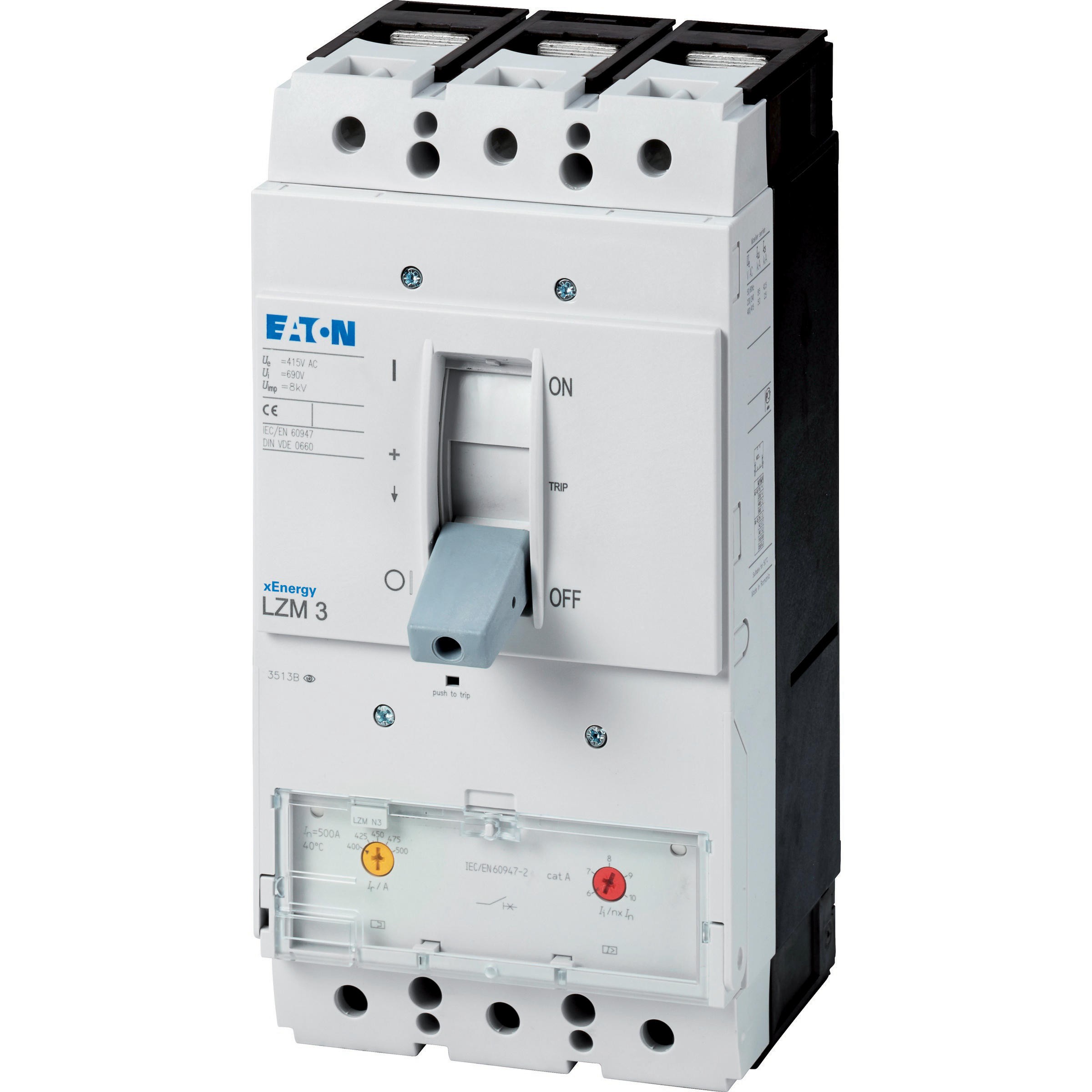 111967 LZMN3-A400-I - Circuit-breaker, 3 p, 400A