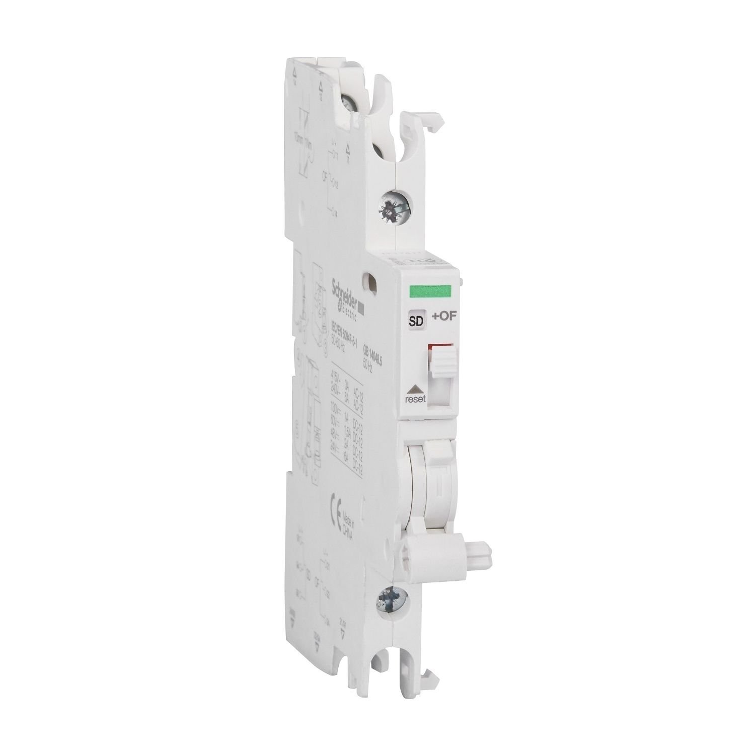 Schneider Electric A9A26929 Auxiliary contact, Acti9, iOF/SD+OF, 2OC, AC/DC