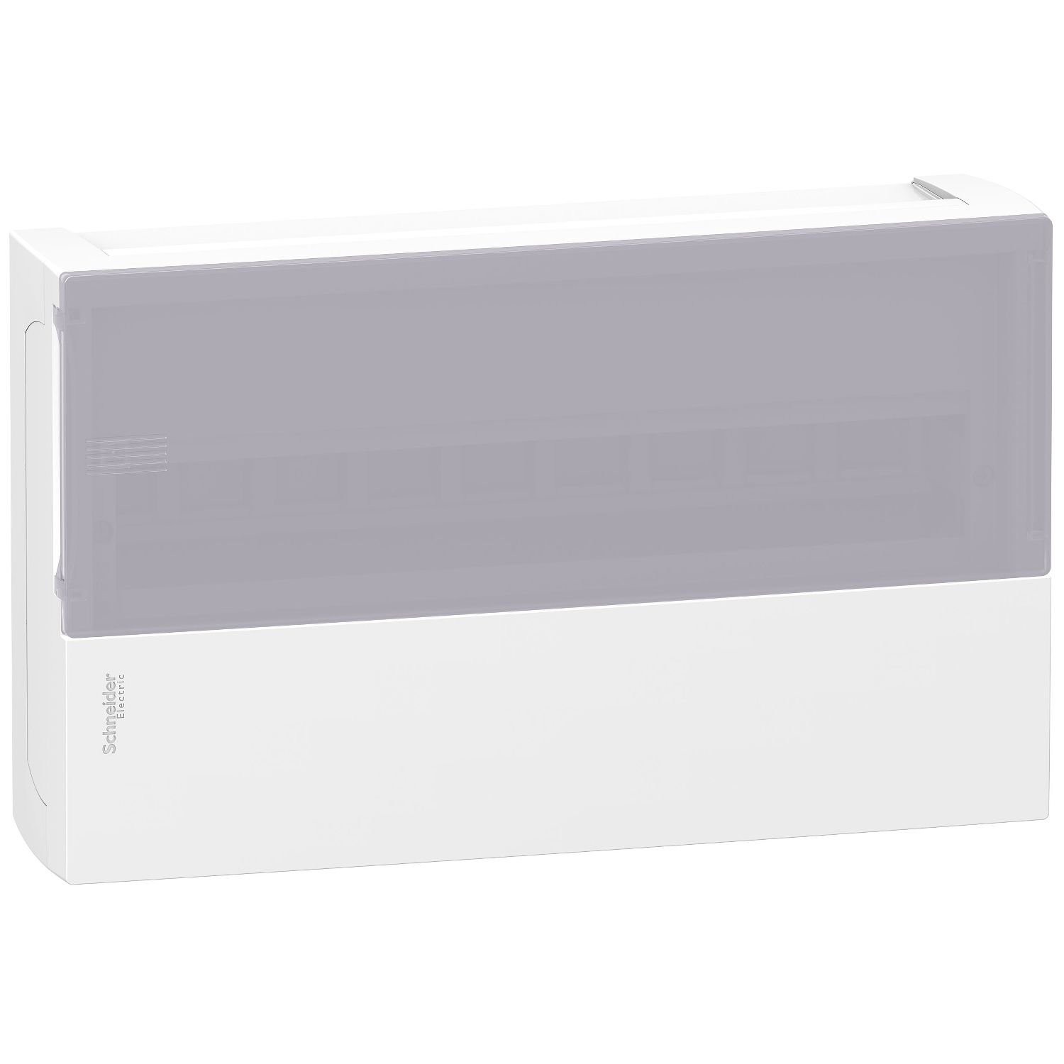 MIP10118T Enclosure, Resi9 MP, surface mounting, 1 row of 18 modules, IP40, translucid door, no terminal block