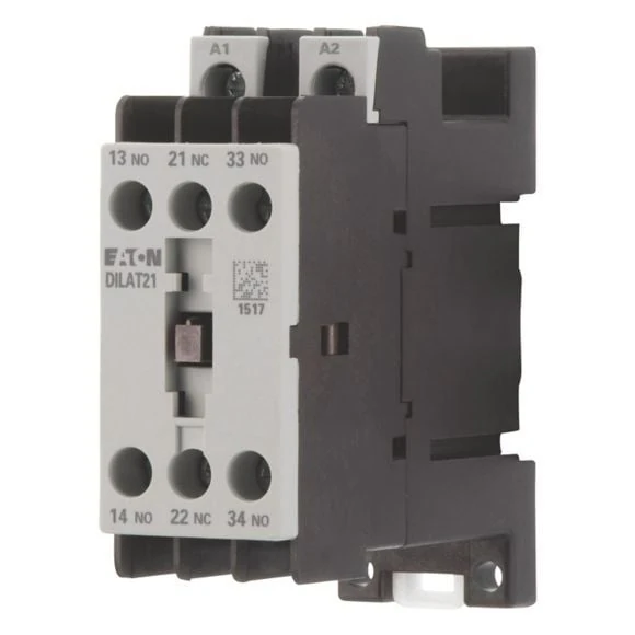 190991 EATON DILAT-21(230V50HZ/240V60HZ) - Kontaktorirele, 230 V 50 Hz, 240 V 60 Hz, 2 N/O, 1 NC, ruuviliittimet, vaihtovirtakäyttö