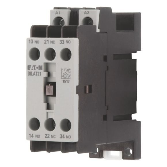 190991 DILAT-21(230V50HZ/240V60HZ) - Contactor relay, 230 V 50 Hz, 240 V 60 Hz, 2 N/O, 1 NC, Screw terminals, AC operation