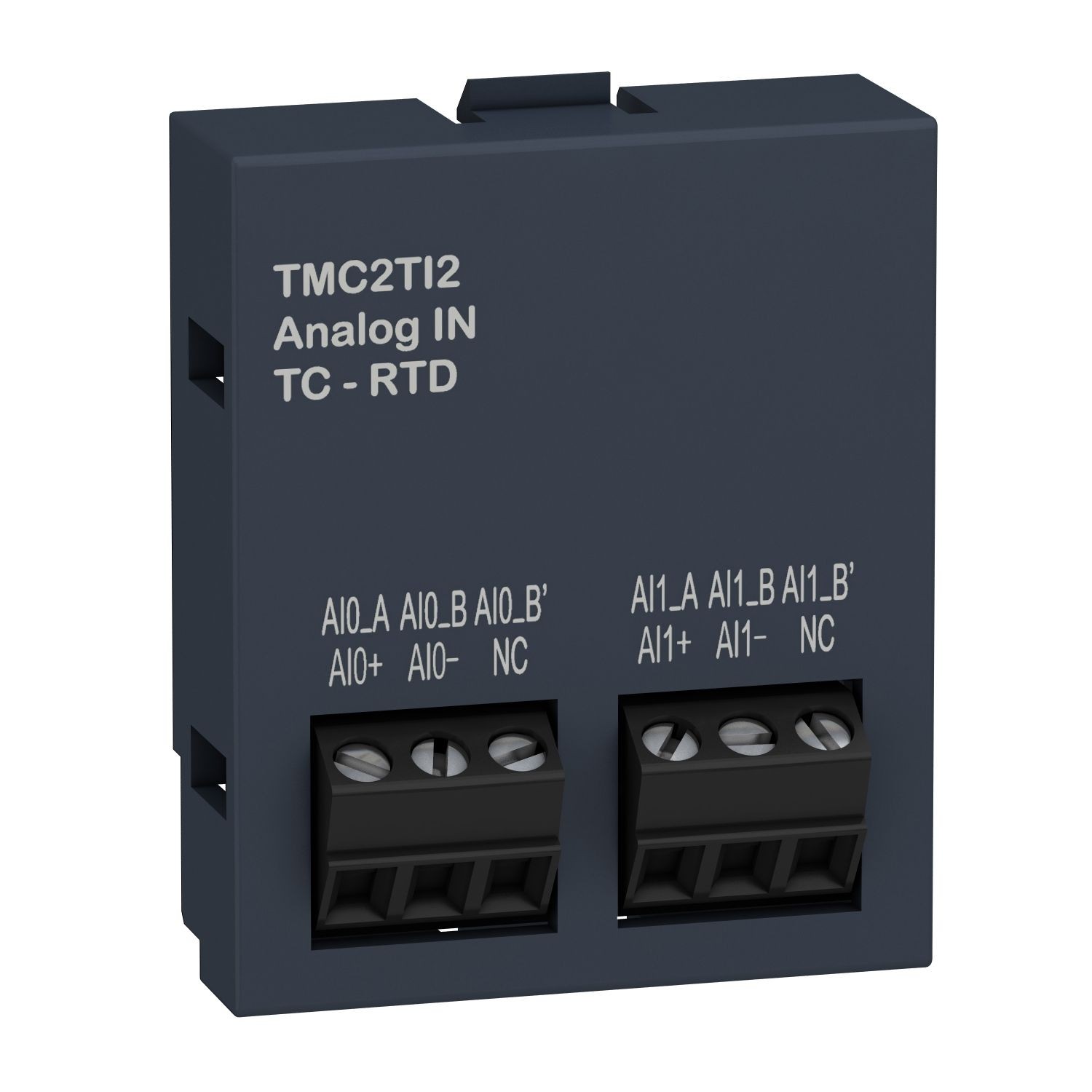 TMC2TI2 analogue input cartridge, Modicon M221, 2 temperature inputs, IO extension
