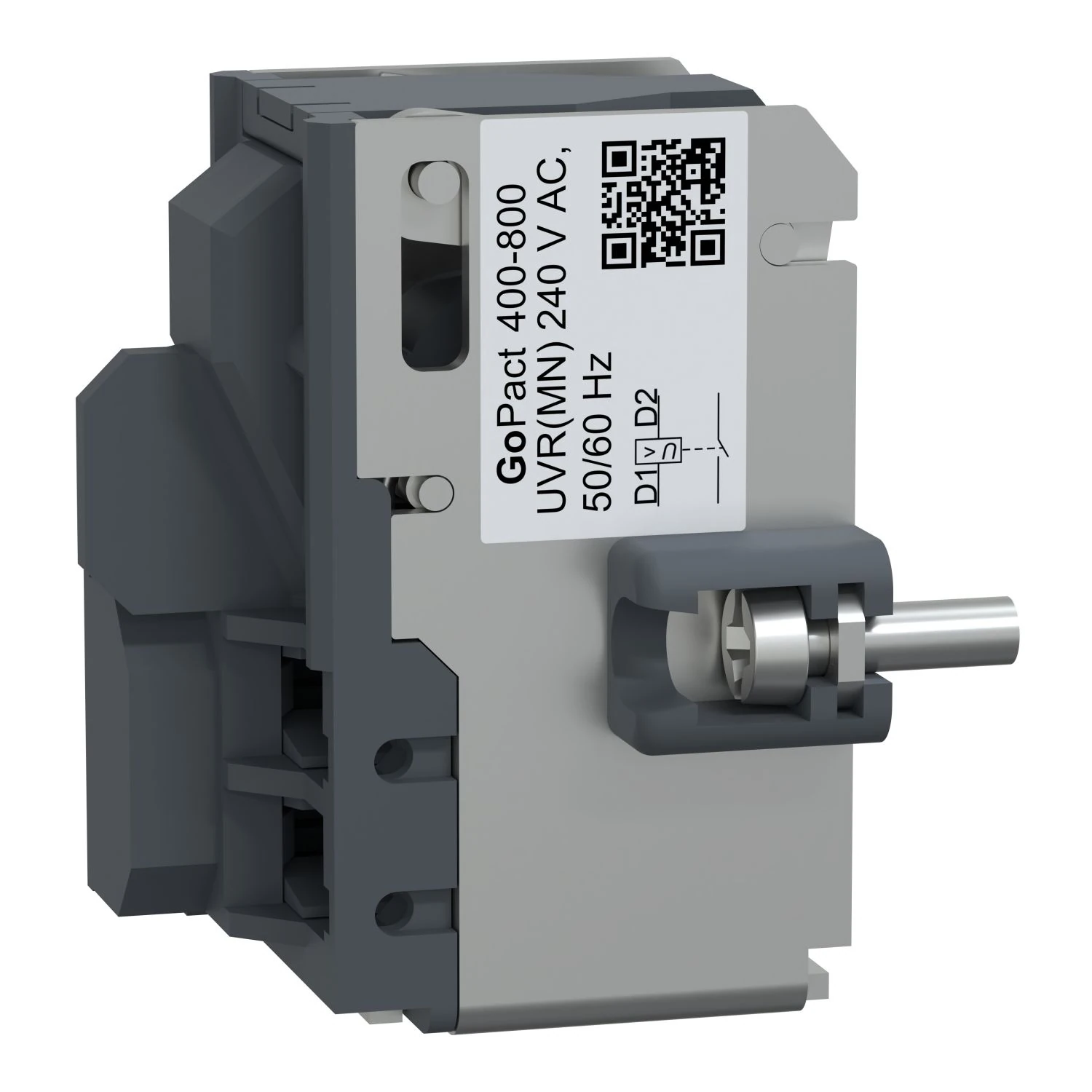 G40-80UVR240AC Schneider Electric MN undervoltage release, GoPact MCCB 400/800, 240VAC 50/60Hz
