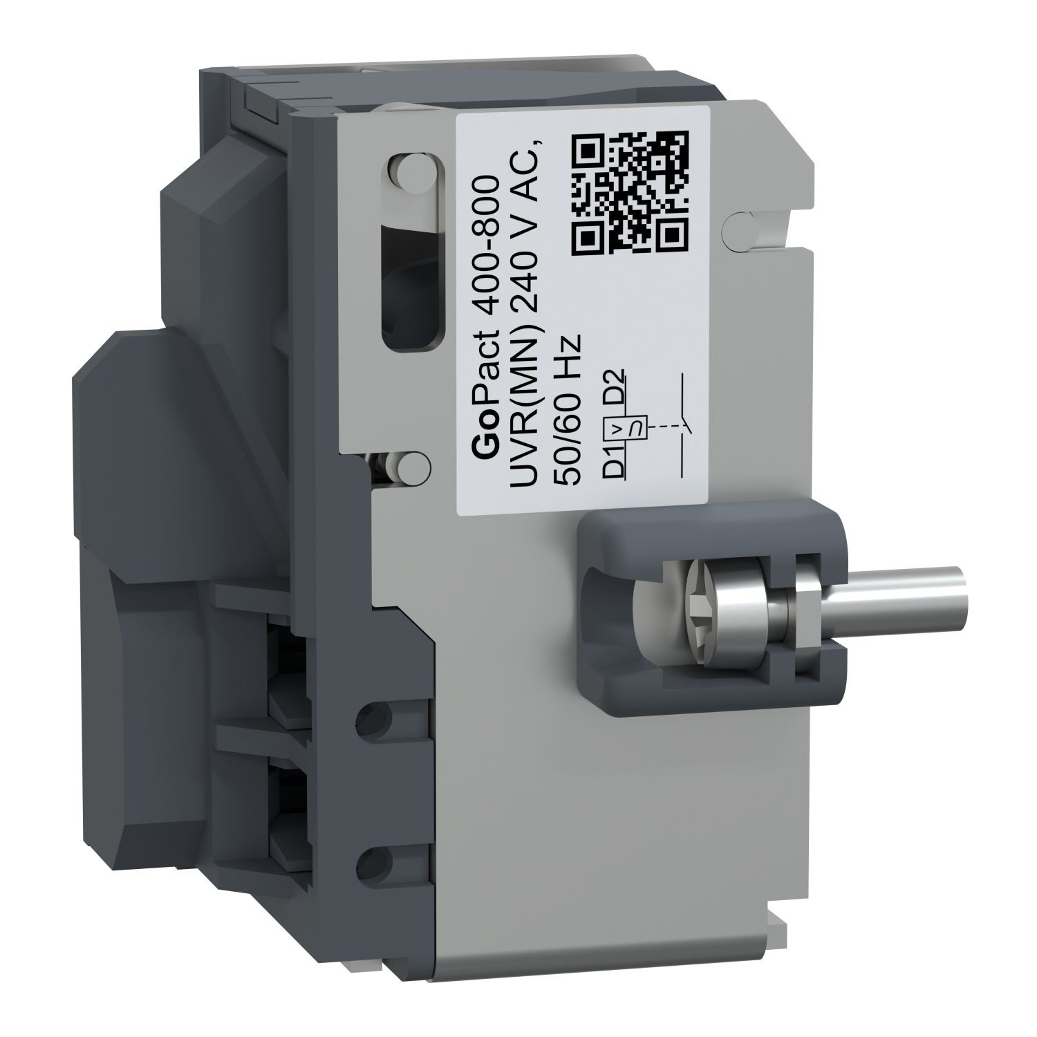 G40-80UVR240AC MN undervoltage release, GoPact MCCB 400/800, 240VAC 50/60Hz