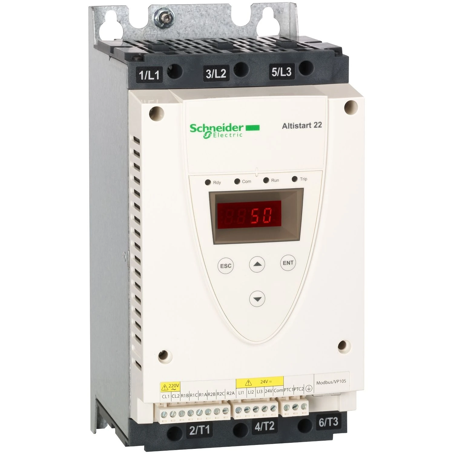 ATS22D47Q Schneider Electric soft starter for asynchronous motor, Altistart 22, control 230V, 230 to 440V, 11 to 22kW