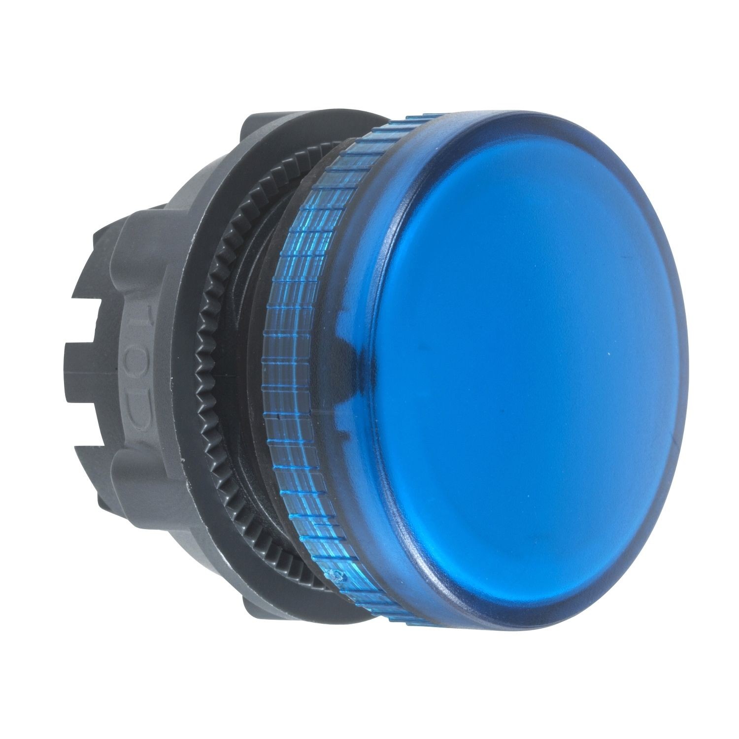ZB5AV06 Head for pilot light, Harmony XB5, plastic, blue, 22mm, plain lens, BA9s base fitting
